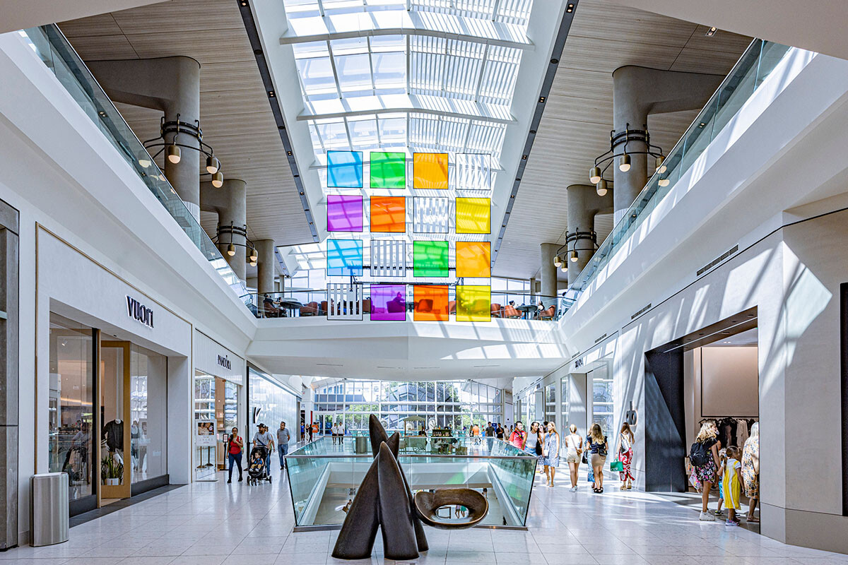The Colored Screens by Daniel Buren