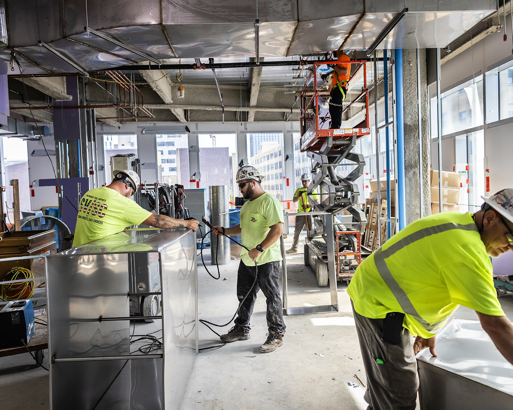 site interior construction