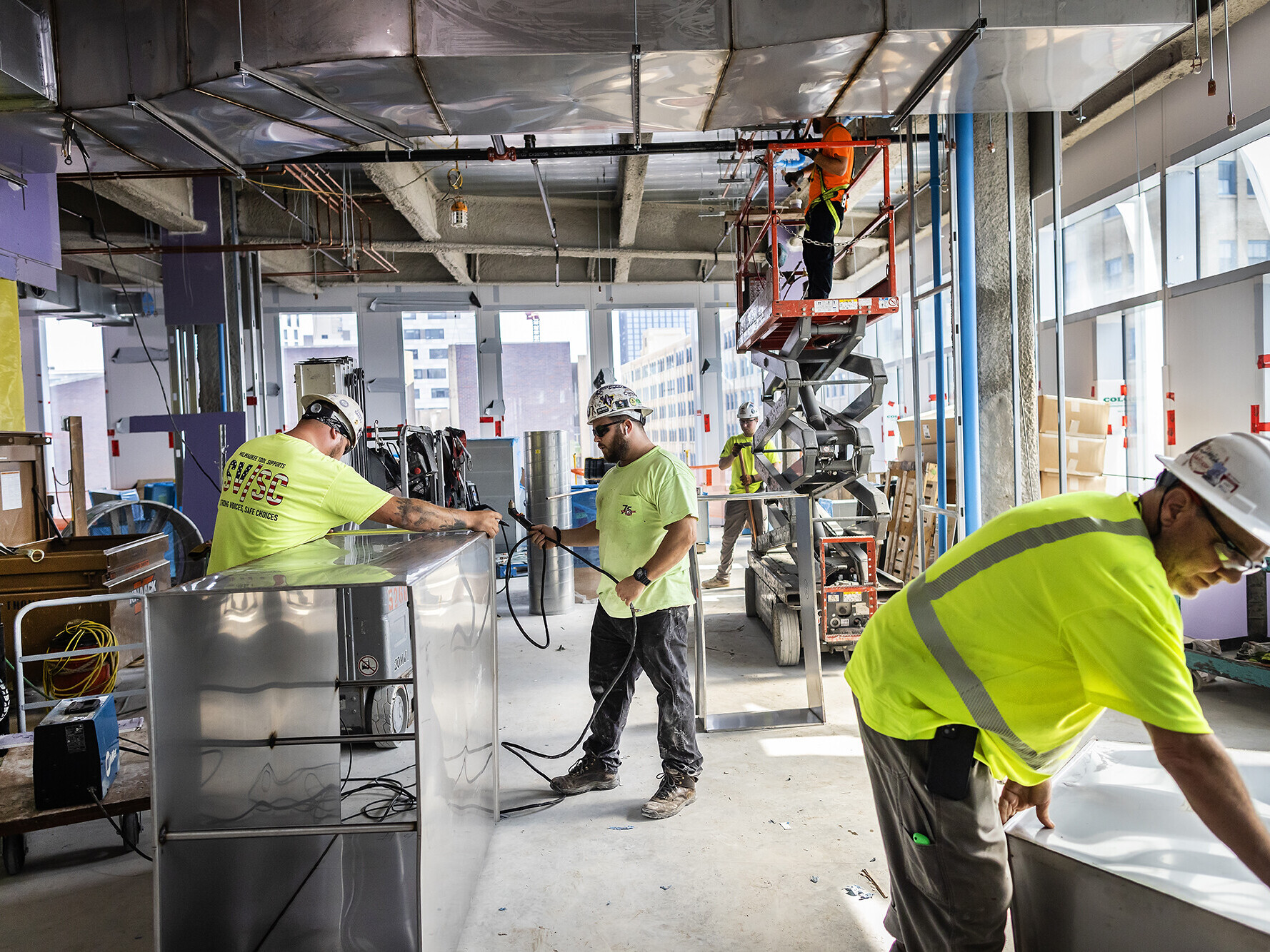 site interior construction