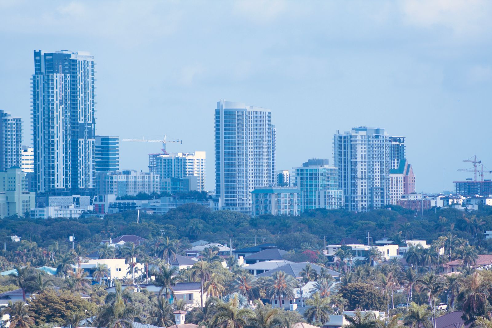 Modern high-rise towers, representative of Aventura's mixed-use skyline