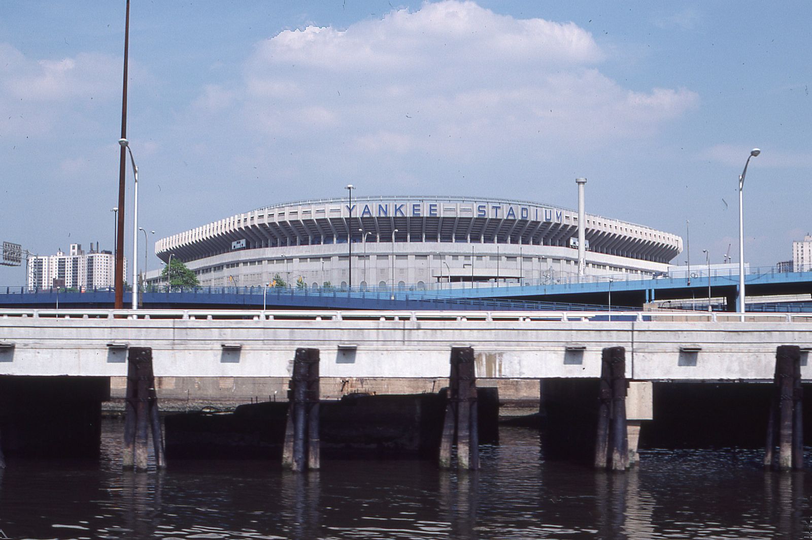 Yankee Stadium and the surrounding Concourse area, the Bronx