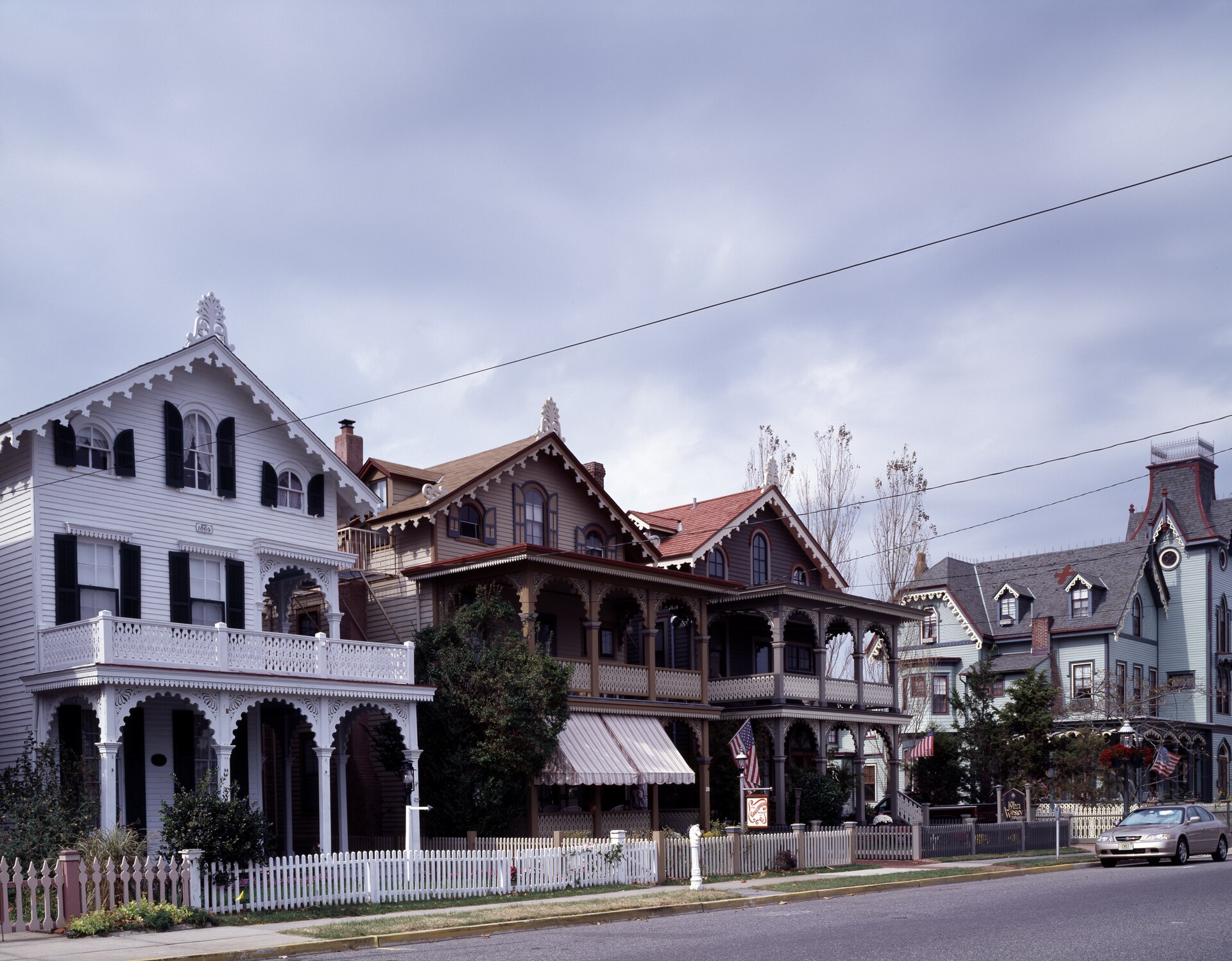 Victorian cottages in the city of Cape May, Cape May County