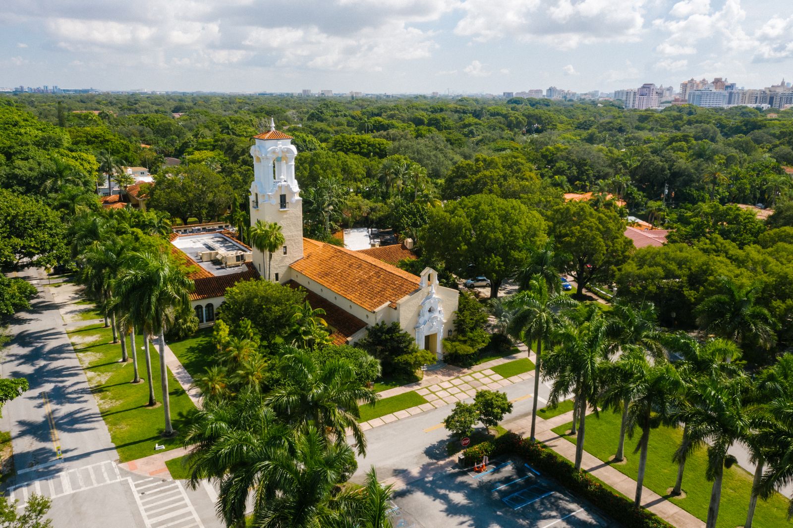 The historic Coral Gables Congregational Church