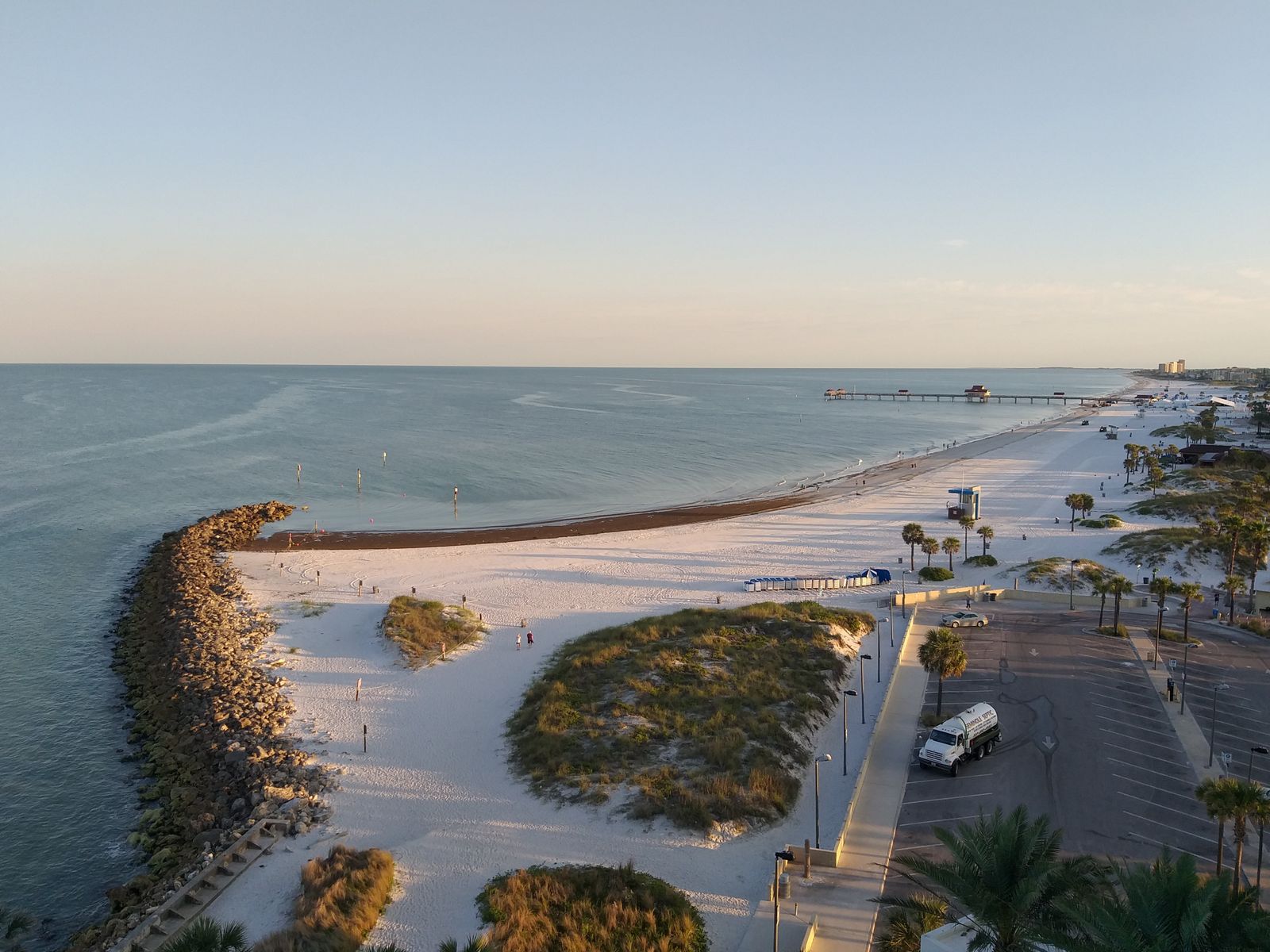 Clearwater Beach at sunset