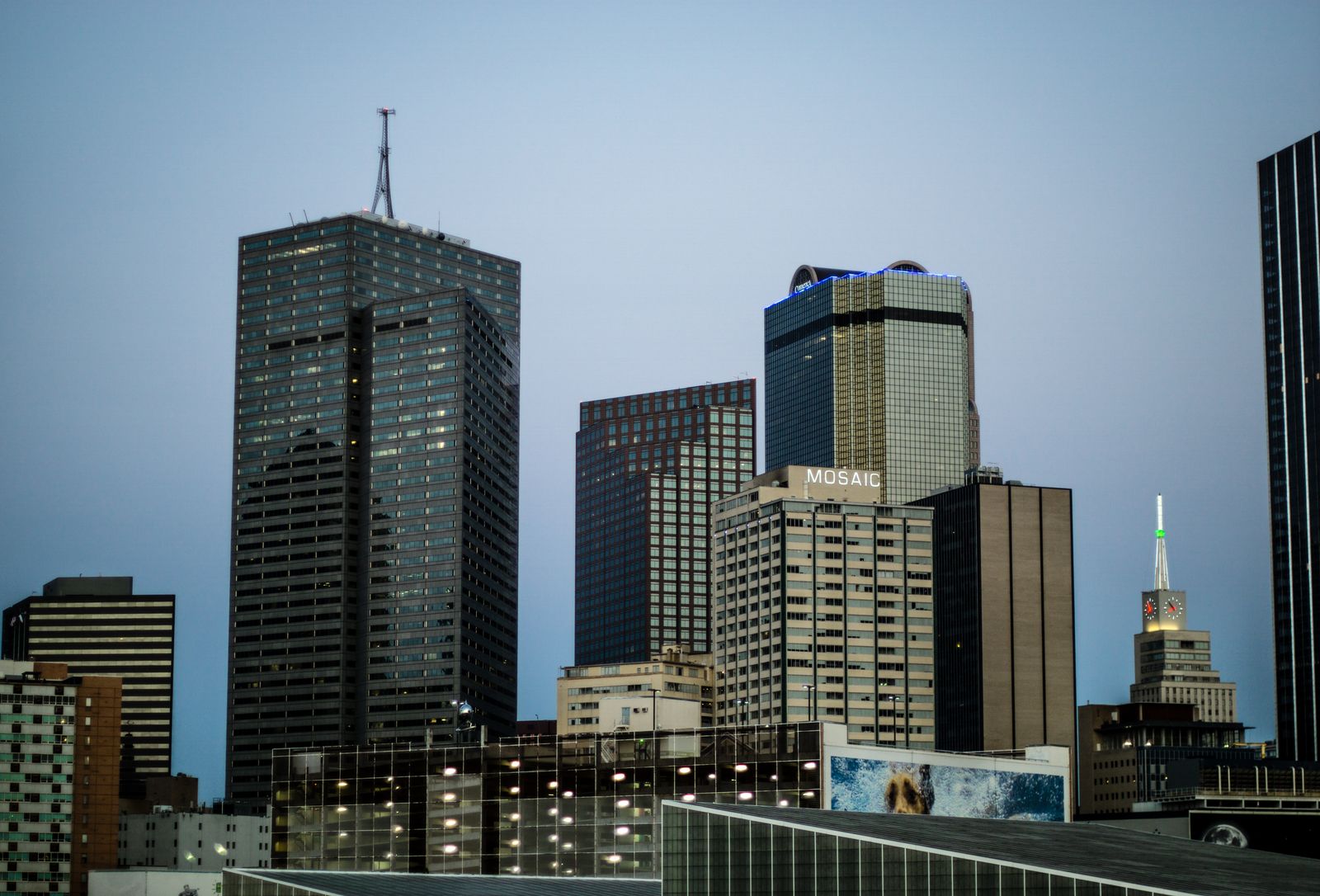 Downtown Dallas office towers