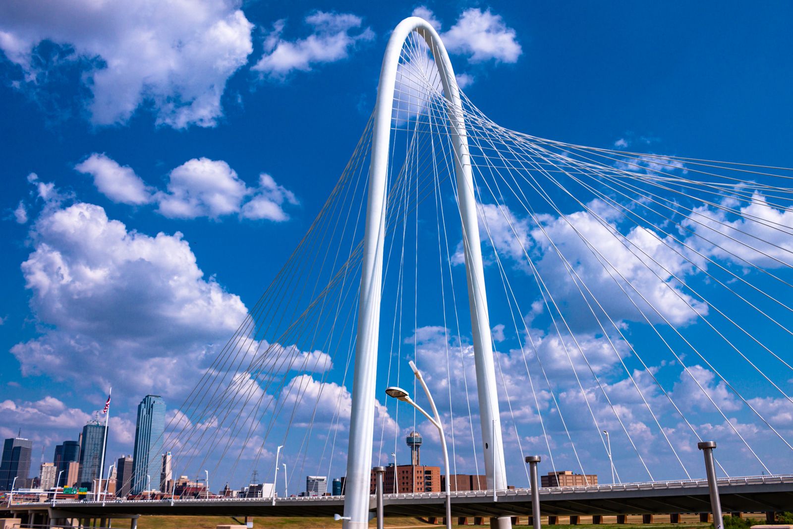 The Margaret Hunt Hill Bridge in Dallas