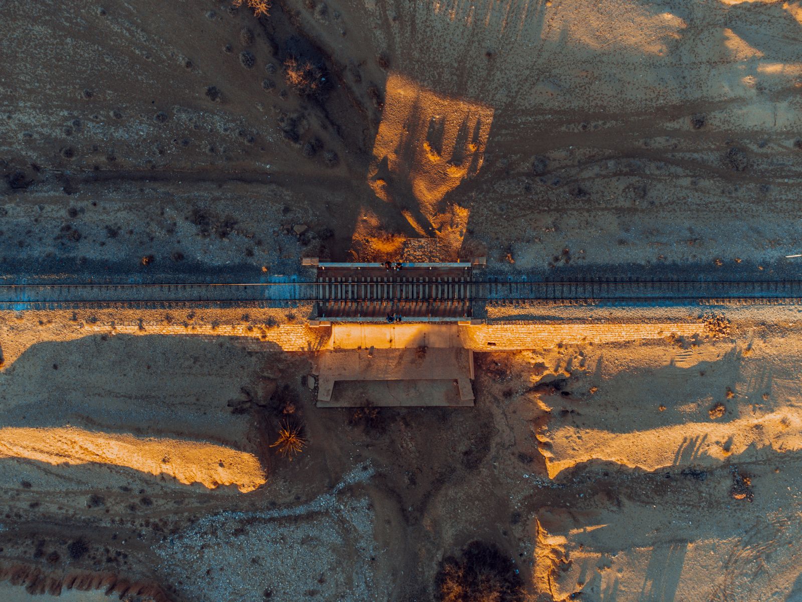 Rail and logistics in the desert near El Paso, a major border trade hub