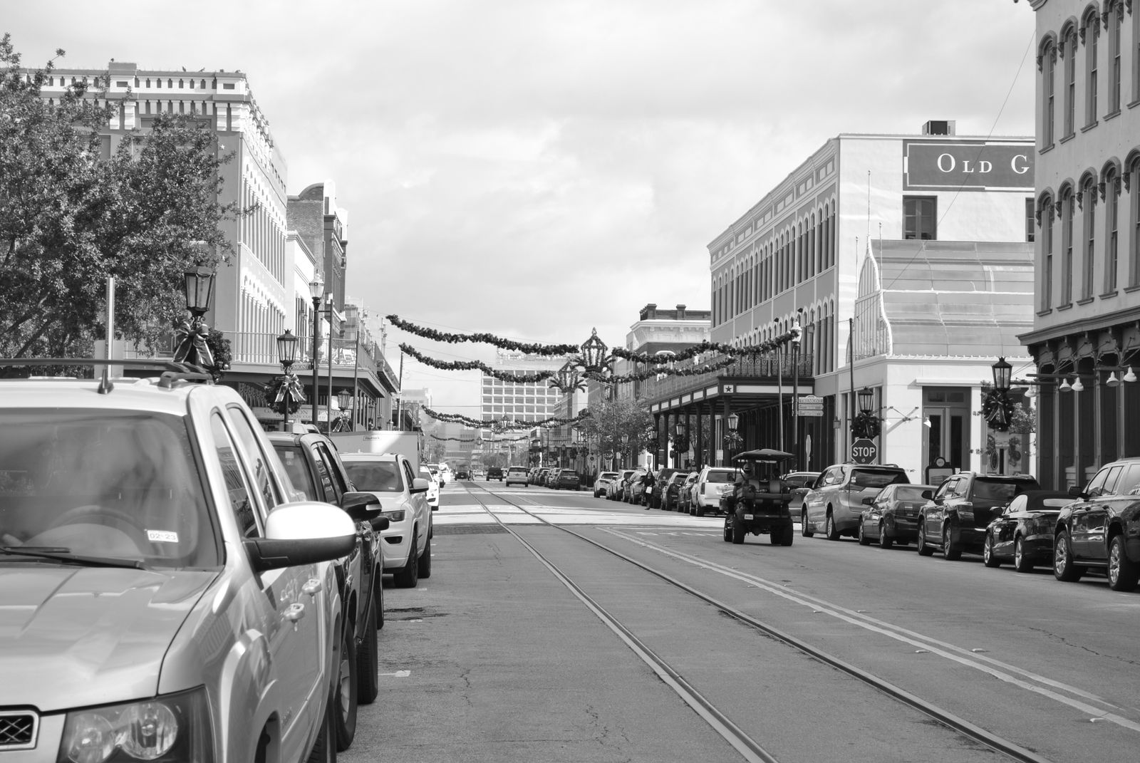 The historic Strand district in Galveston
