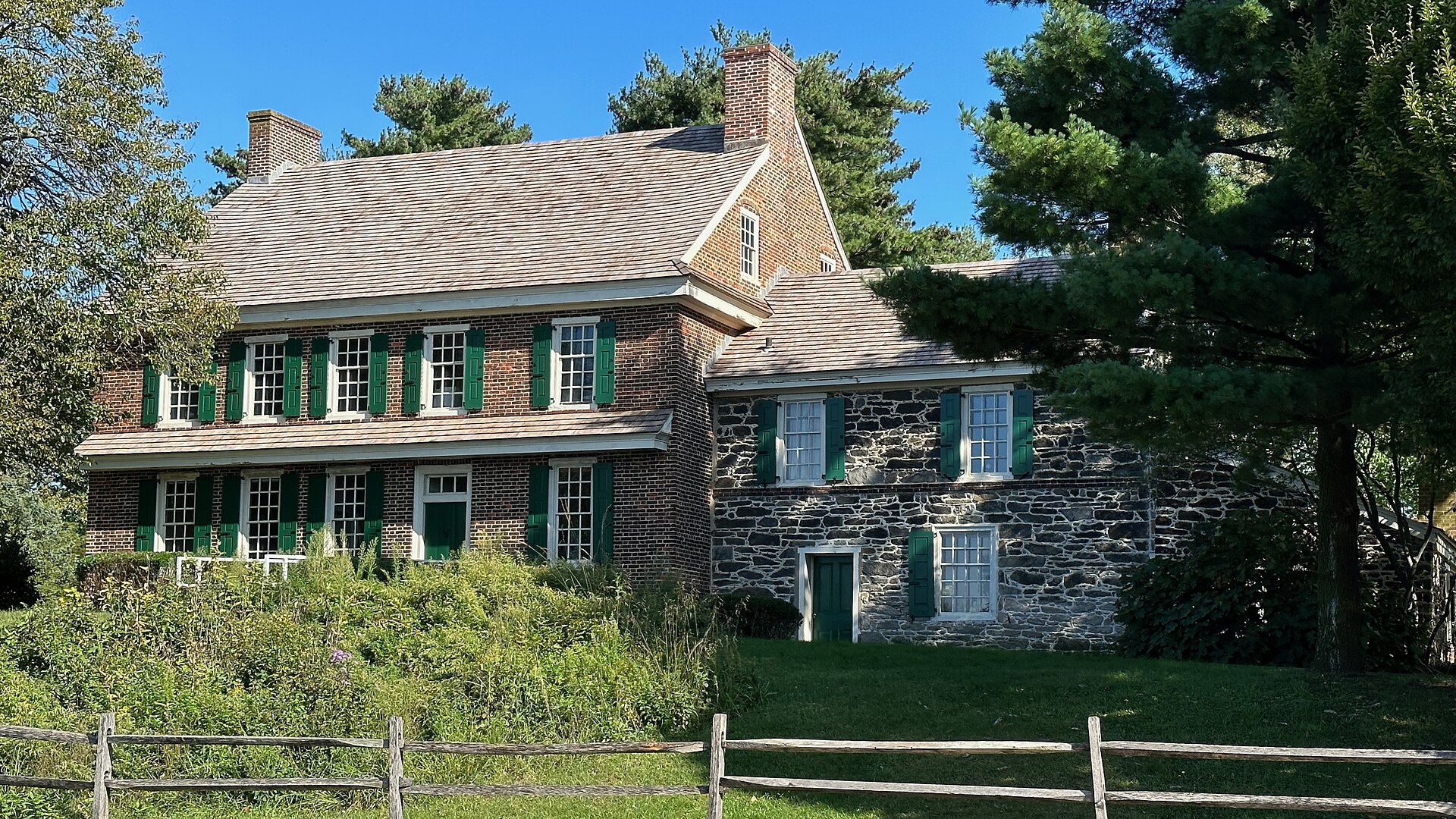 The Whitall House at Red Bank Battlefield in National Park, Gloucester County