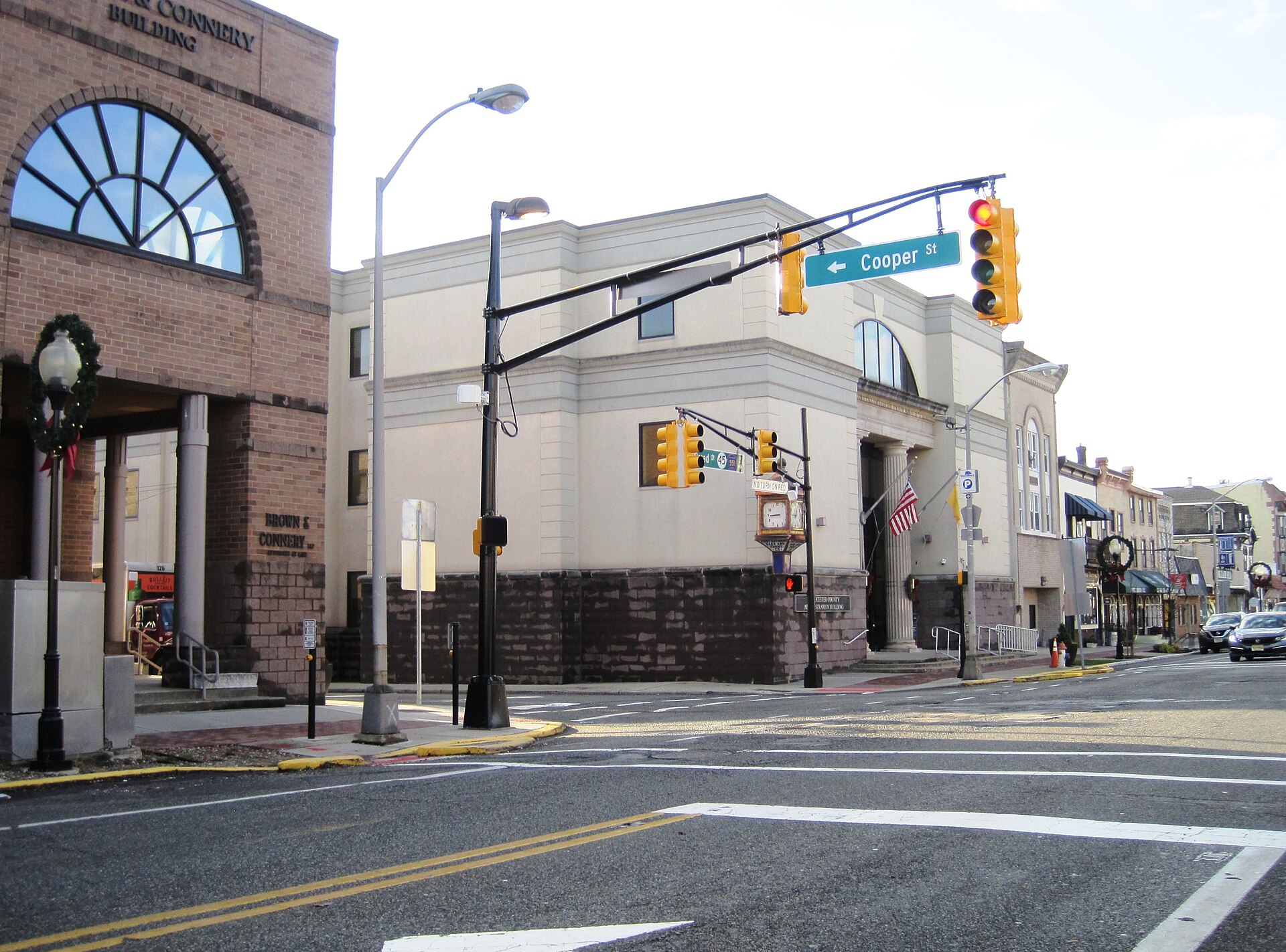 Downtown Woodbury, the Gloucester County seat