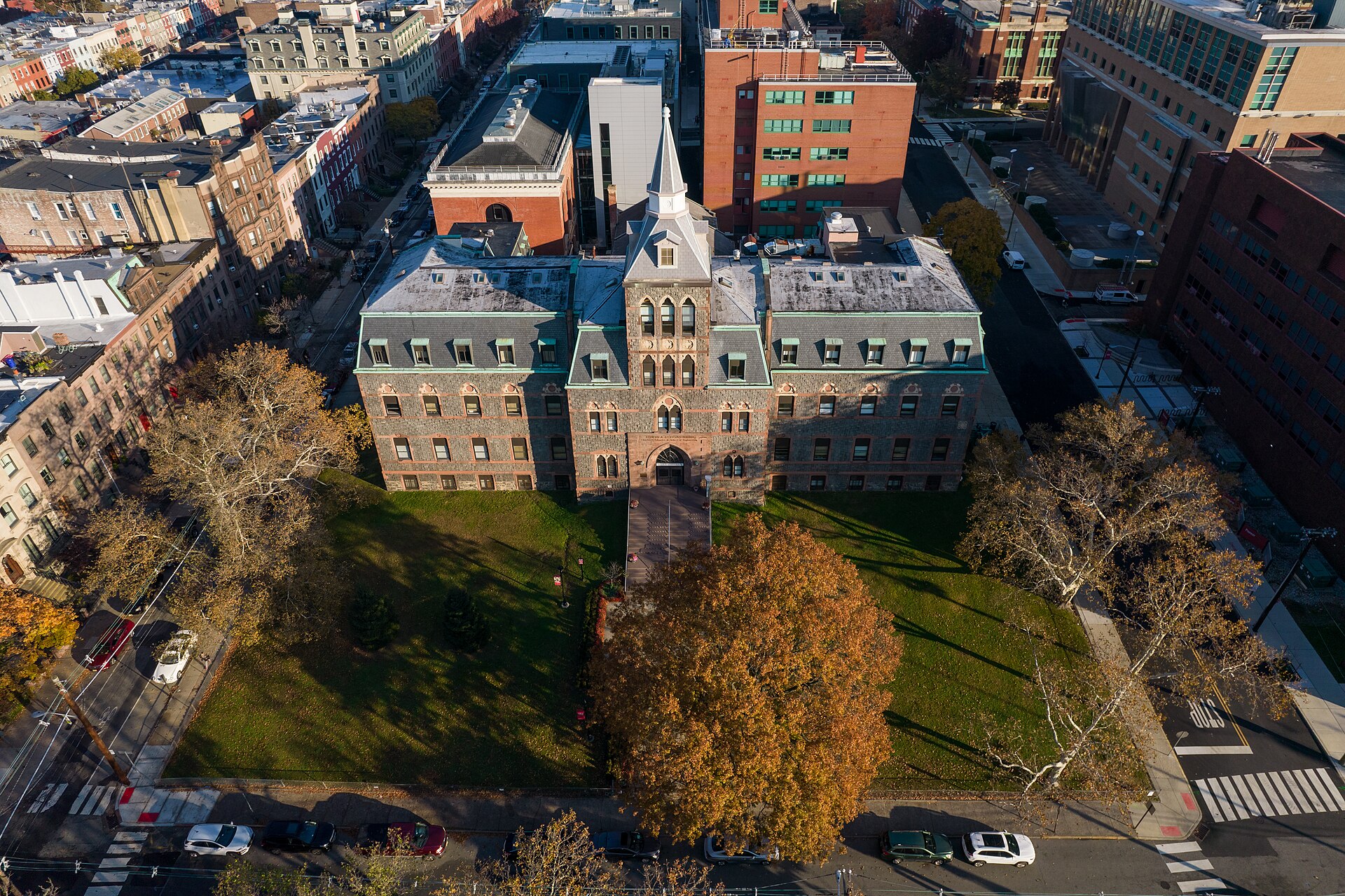 Edwin A. Stevens Hall at Stevens Institute of Technology in Hoboken