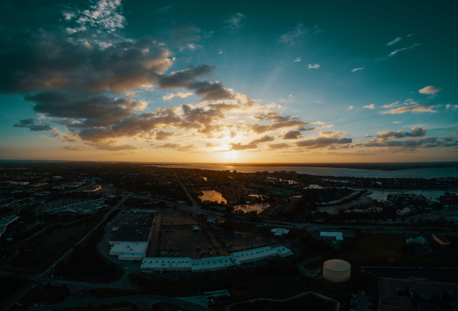 An aerial view of a Fort Myers-area community