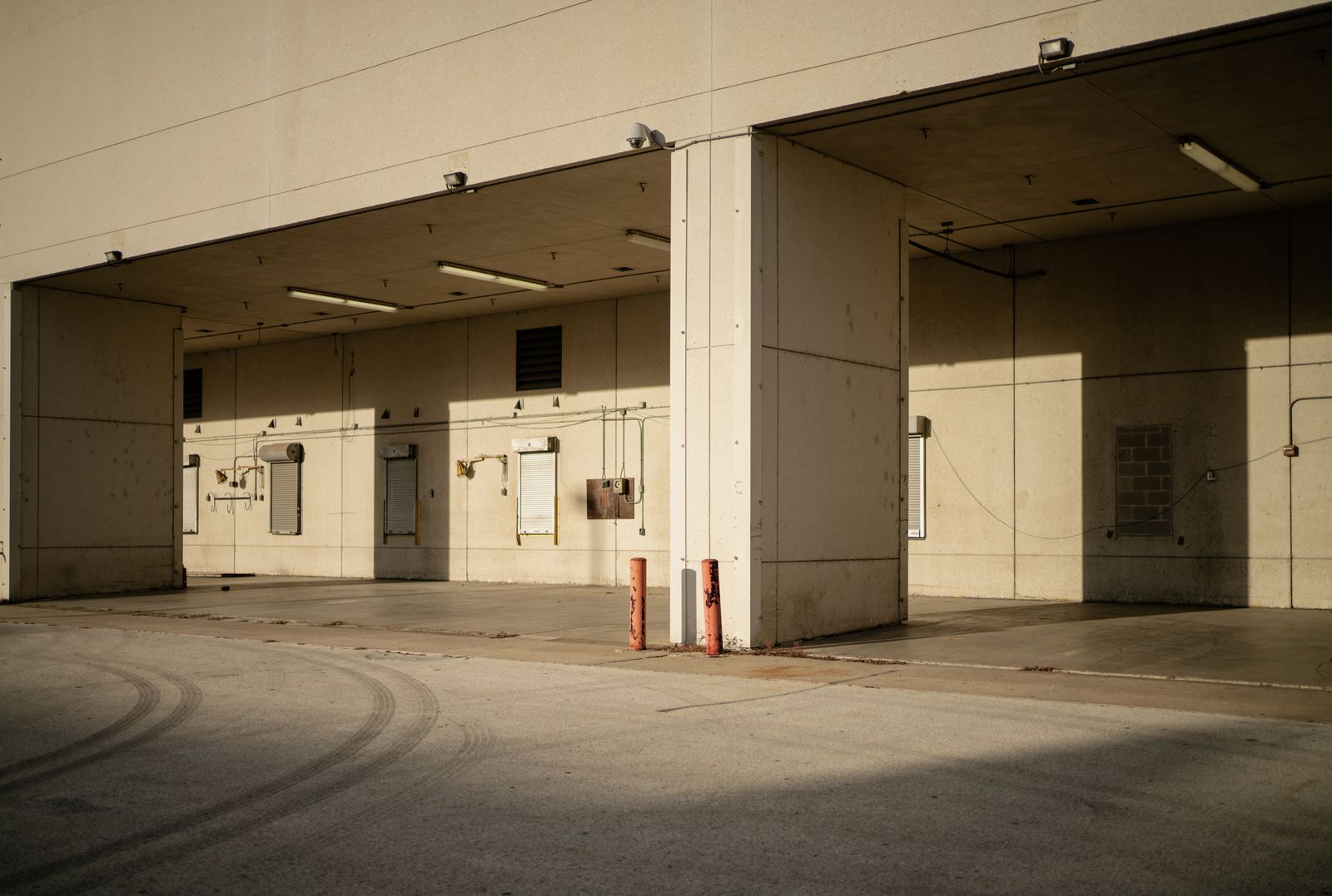 An industrial and flex building, representative of Long Island's industrial parks