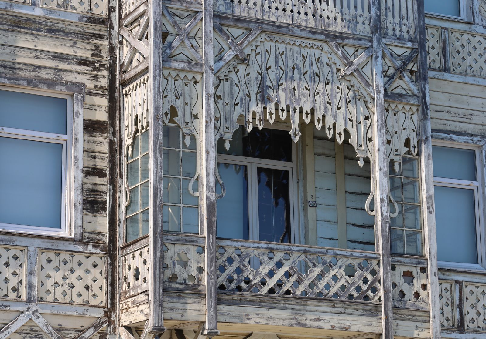 An ornate historic facade, representative of McKinney's square