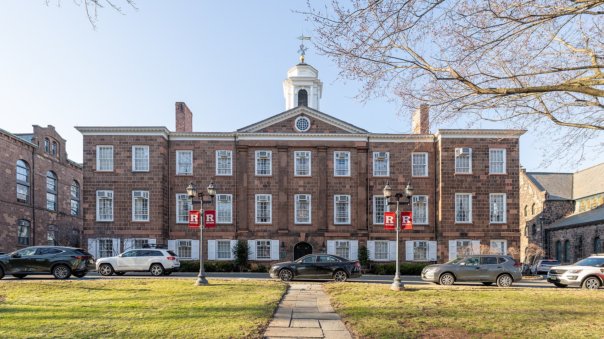 Old Queens at Rutgers University in New Brunswick, Middlesex County