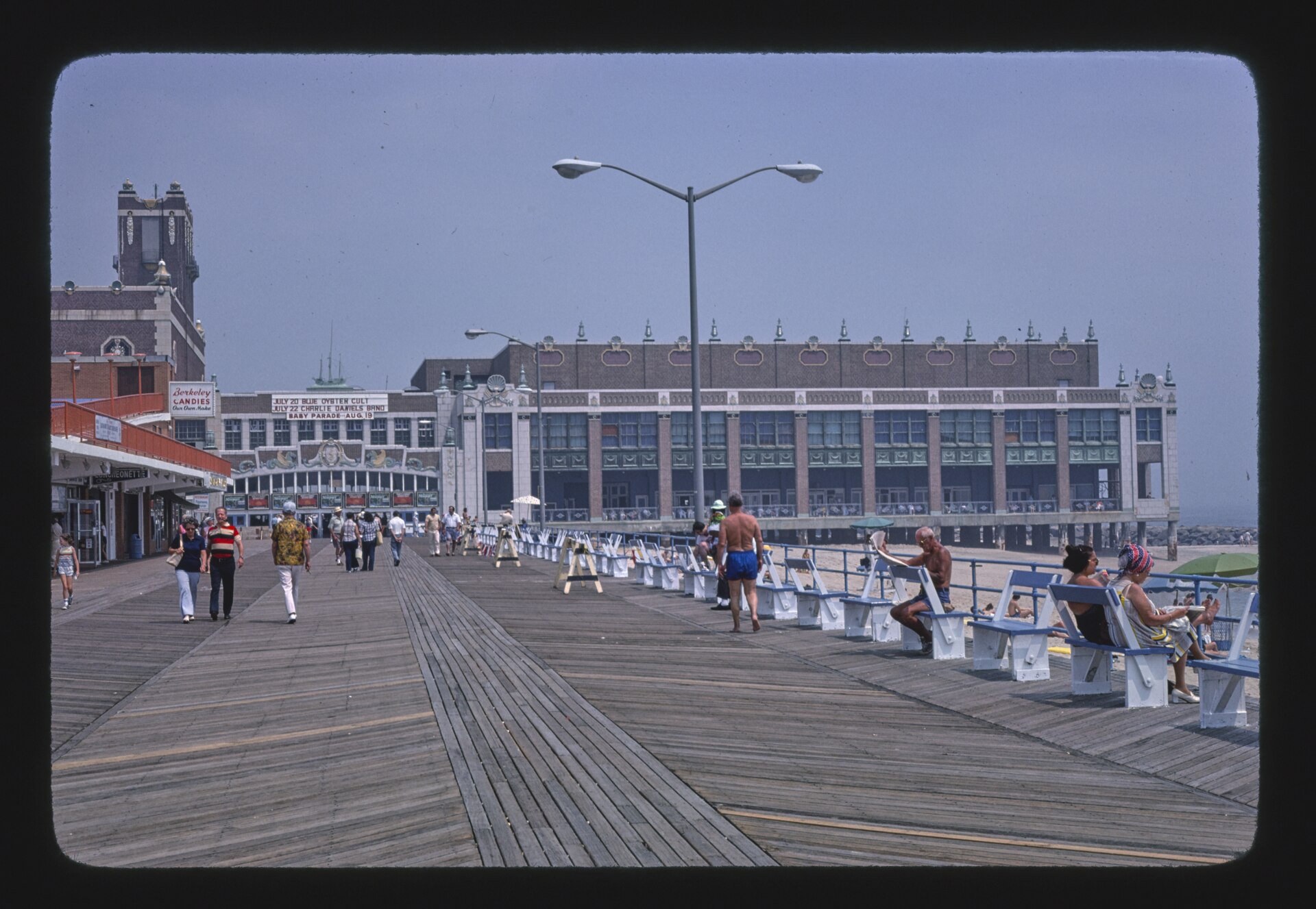 The boardwalk and Convention Hall in Asbury Park, Monmouth County