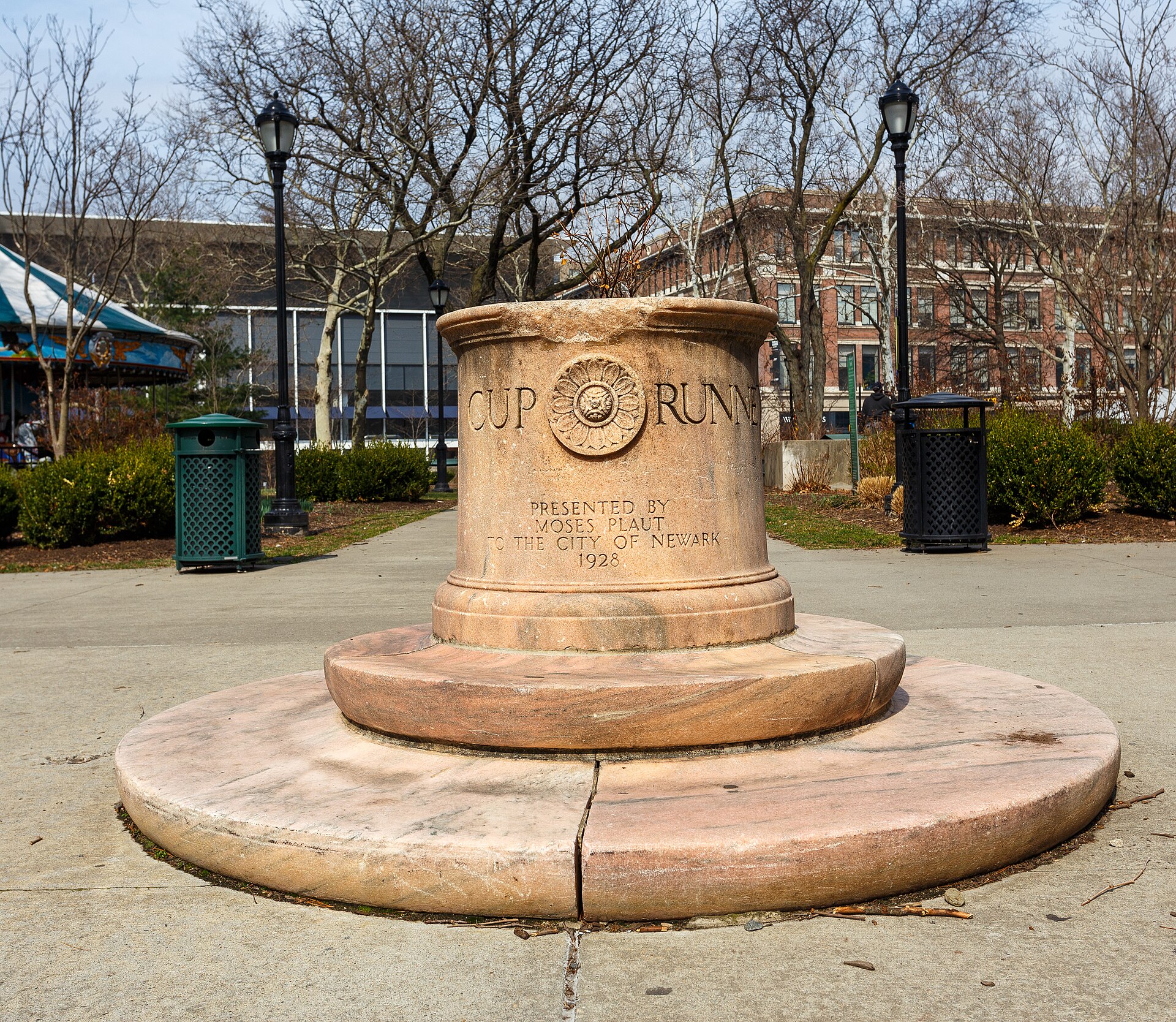Military Park in downtown Newark, New Jersey