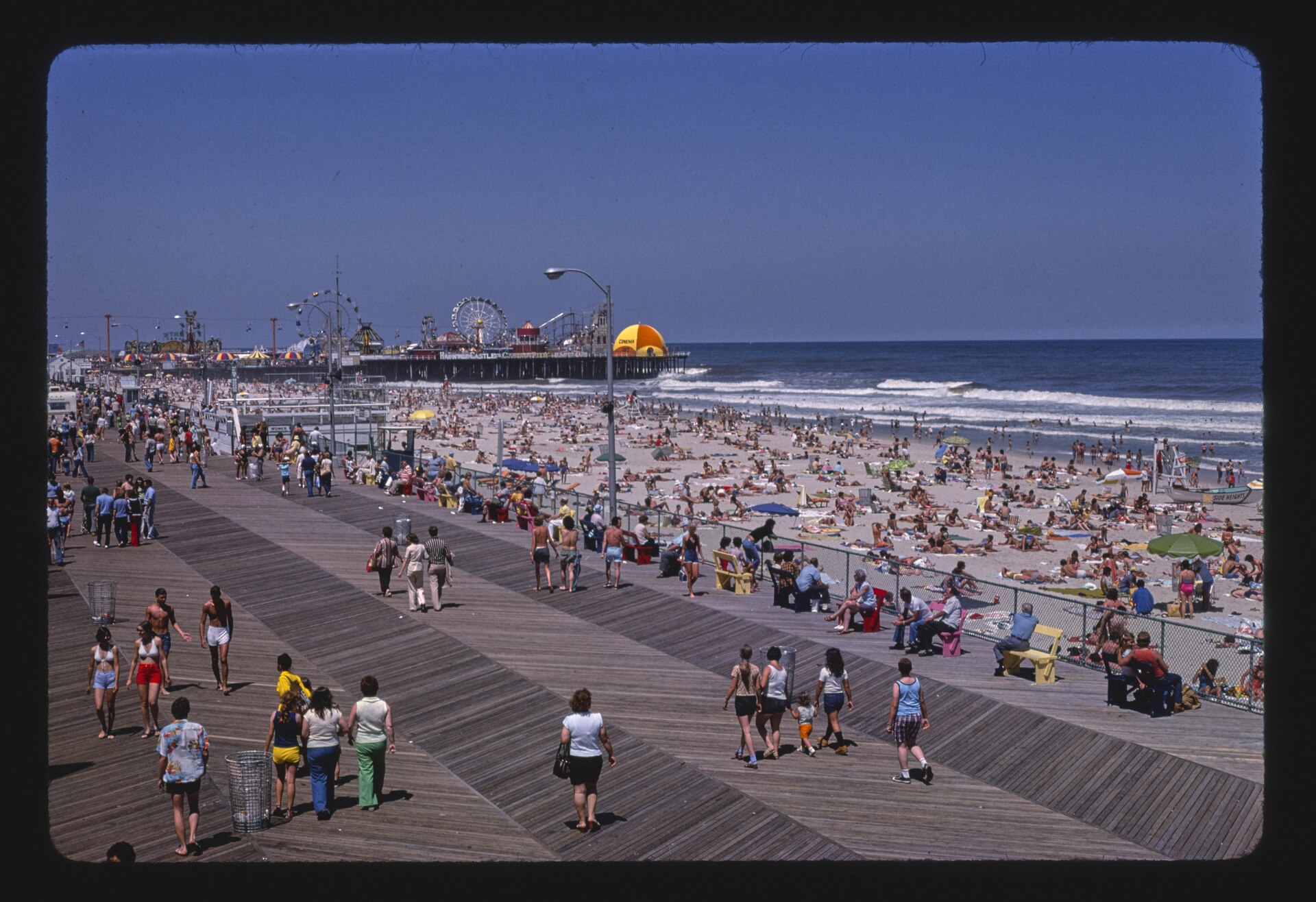 The boardwalk and Casino Pier at Seaside Heights, Ocean County