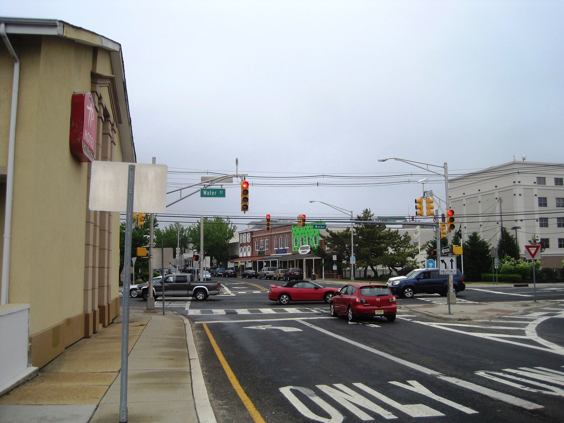 Downtown Toms River, the Ocean County seat