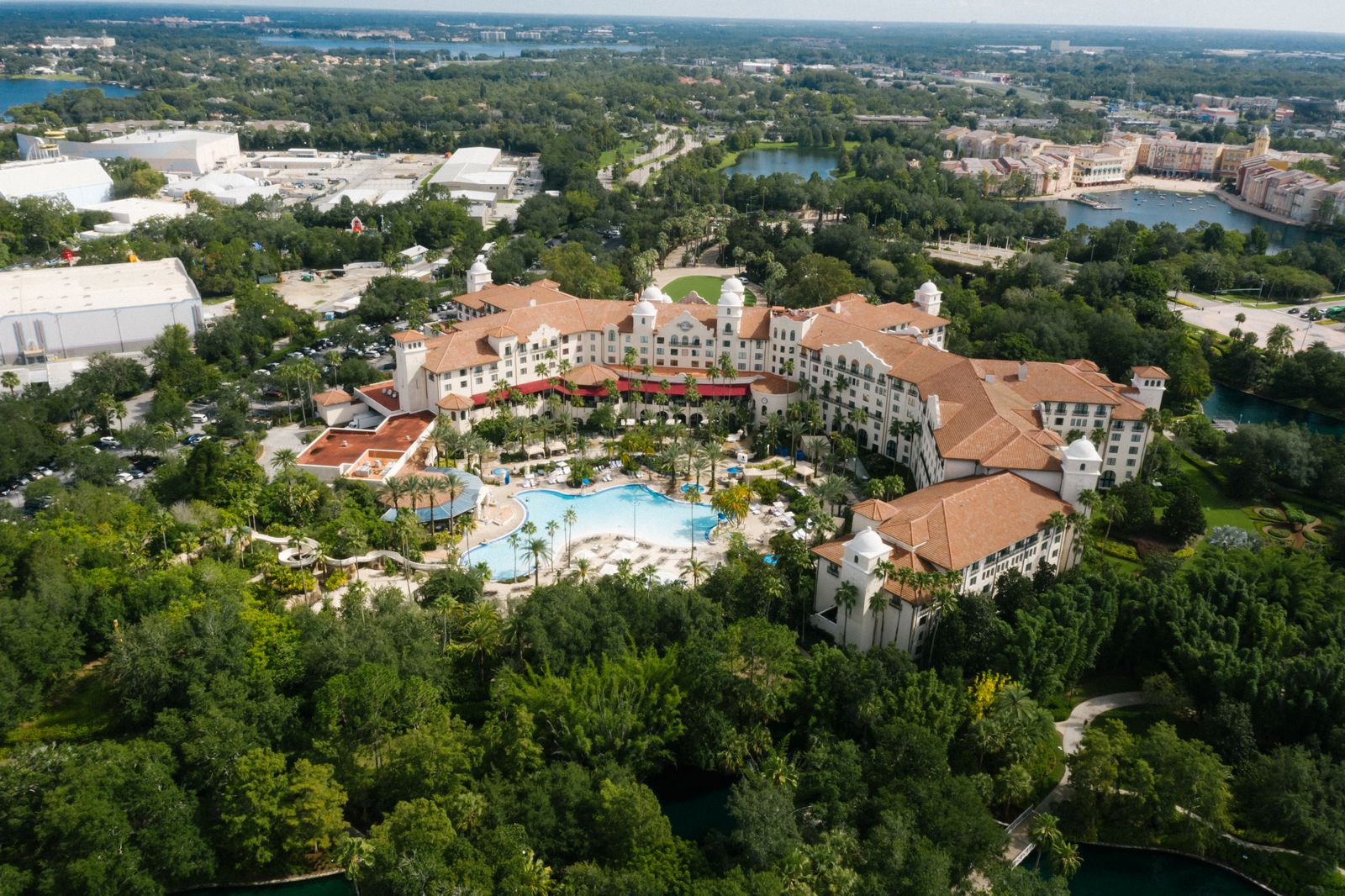A resort hotel in the Orlando area, representative of the region's hospitality market