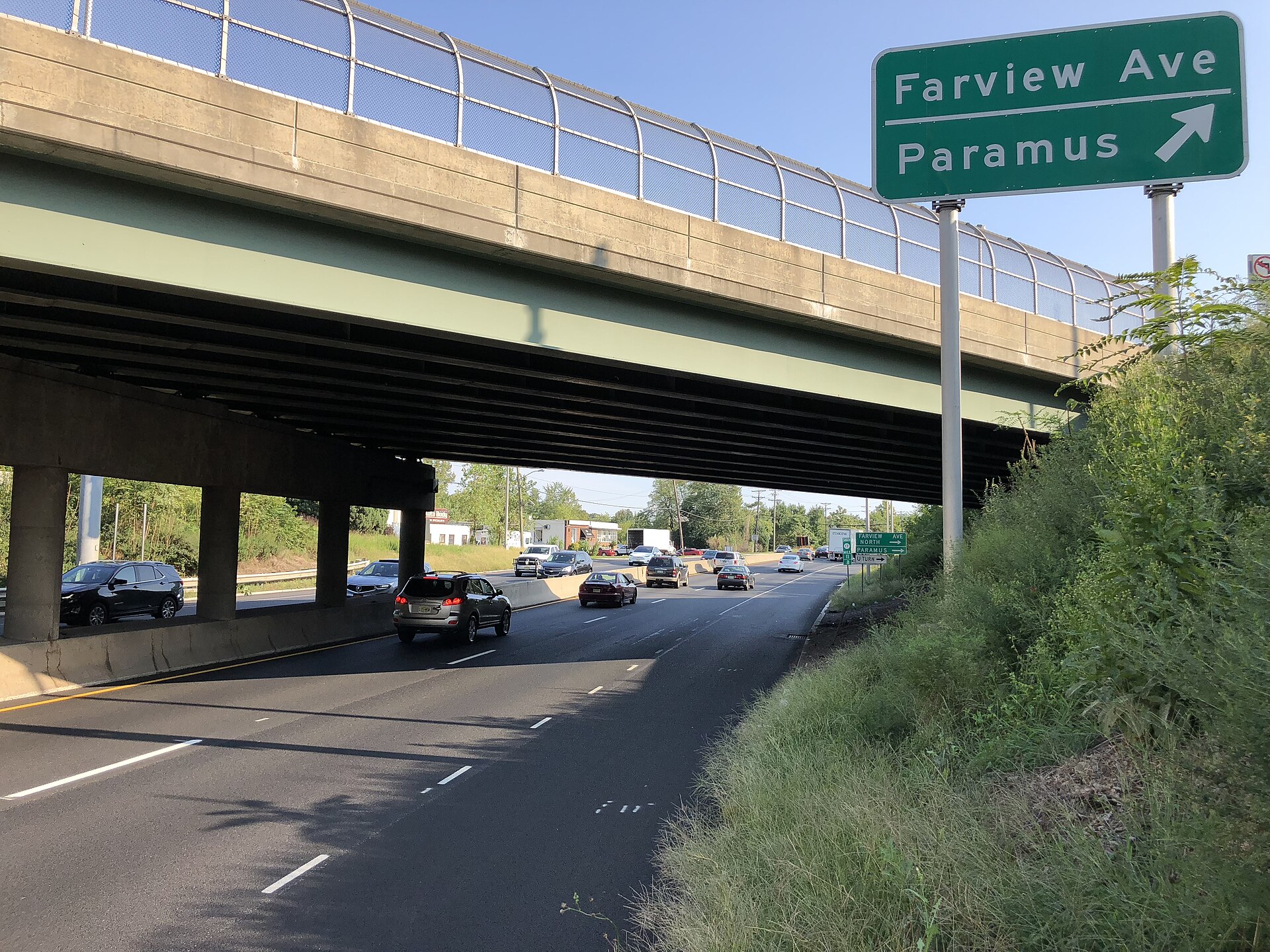 The Route 17 retail corridor in Paramus, New Jersey