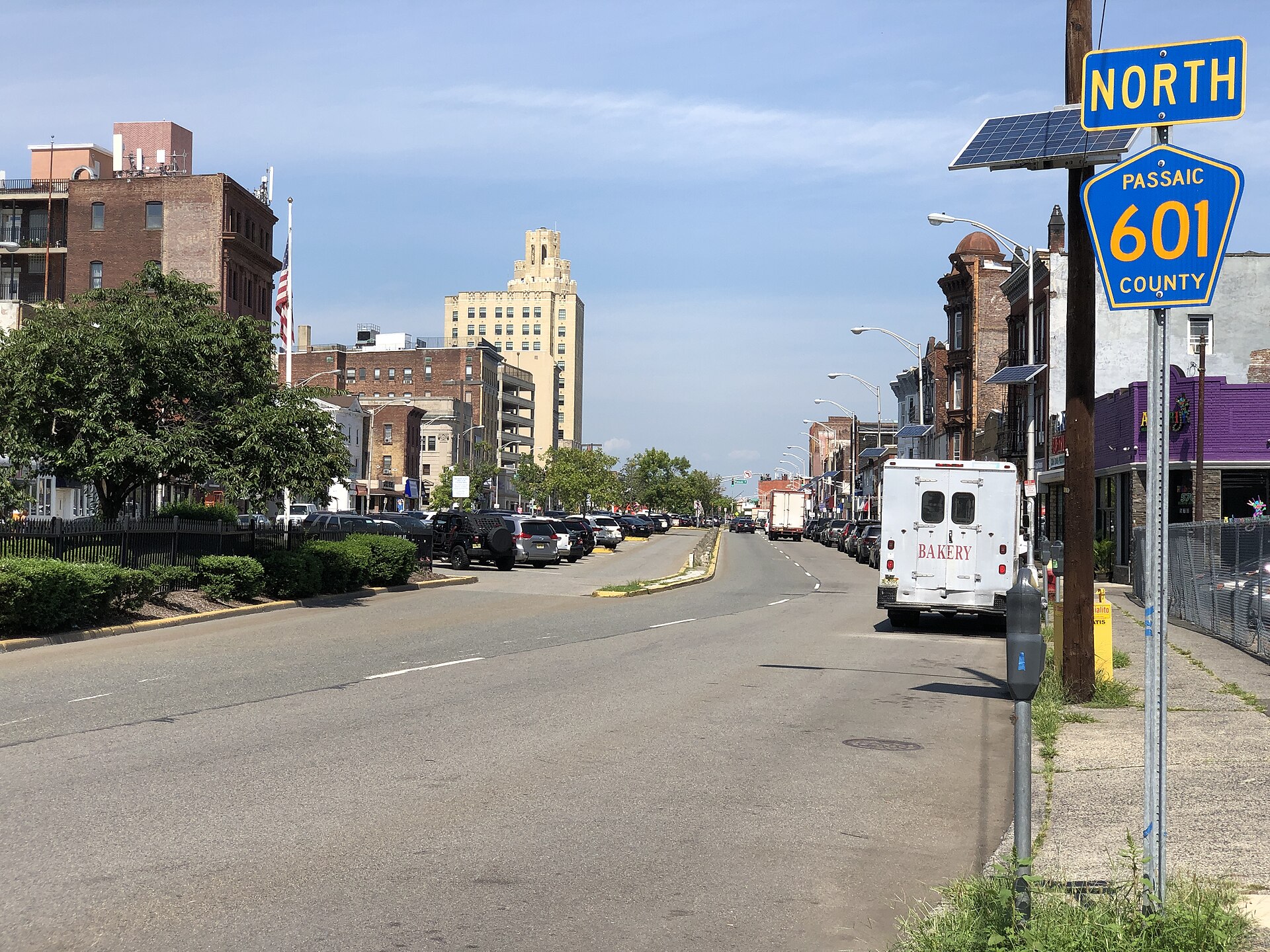 Main Avenue in downtown Passaic, New Jersey