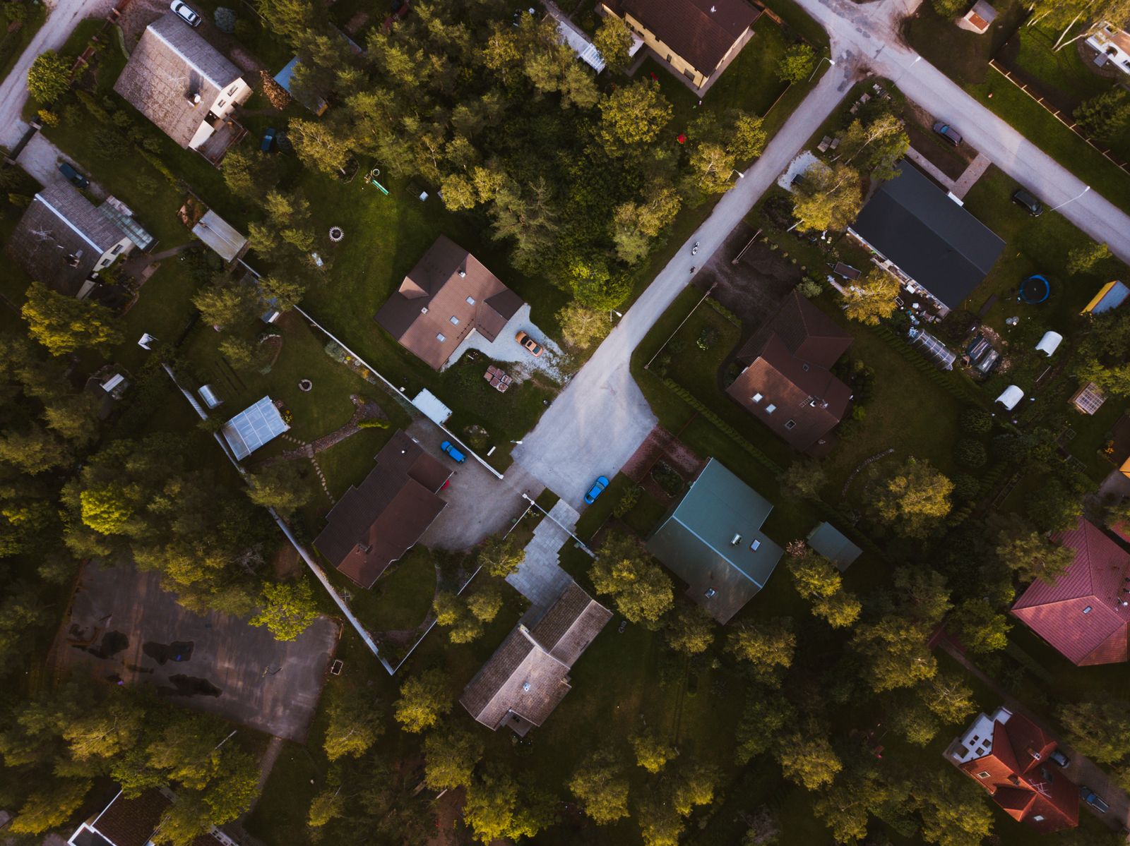 An aerial view of a Round Rock-area community