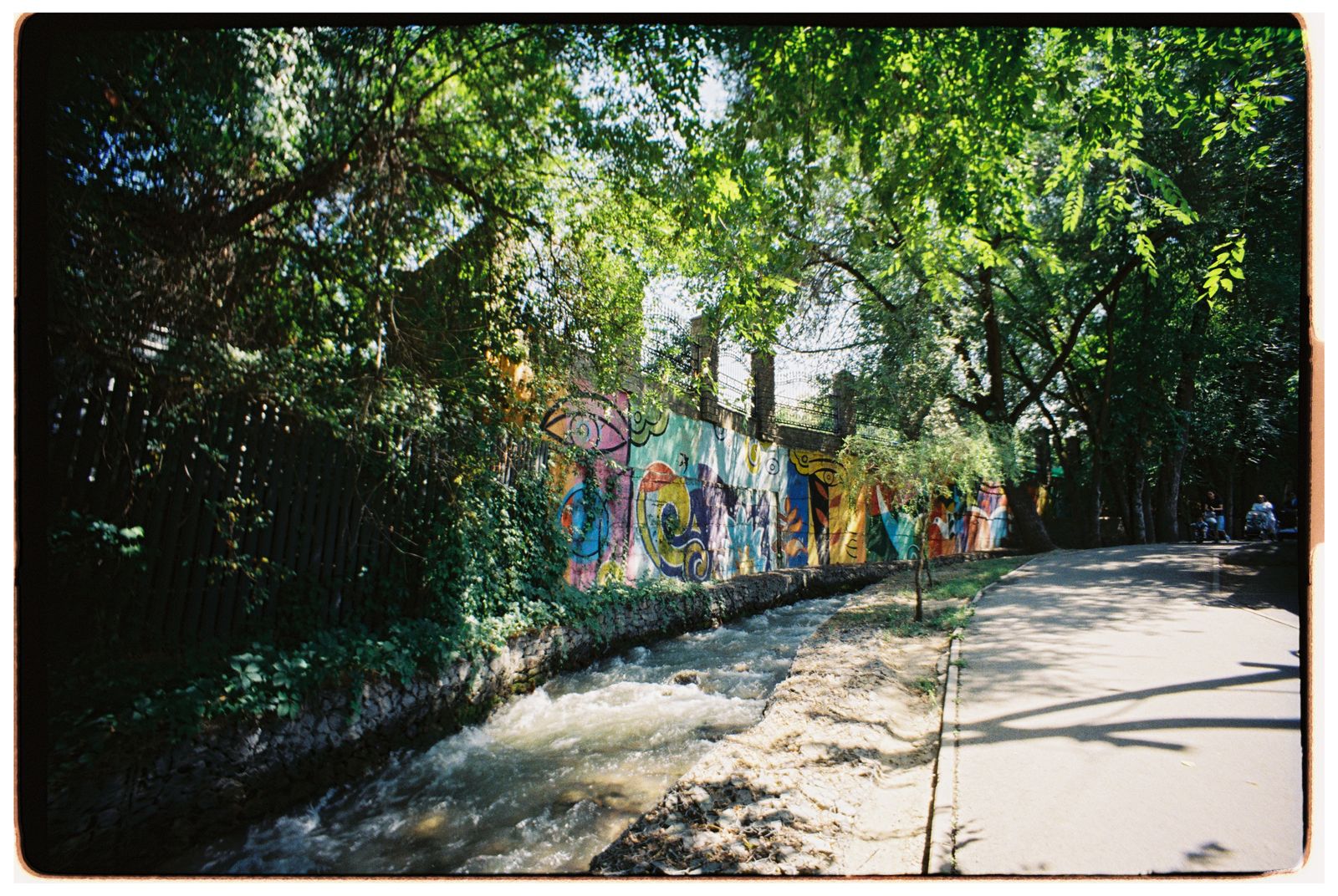 Street art along the San Antonio River Walk
