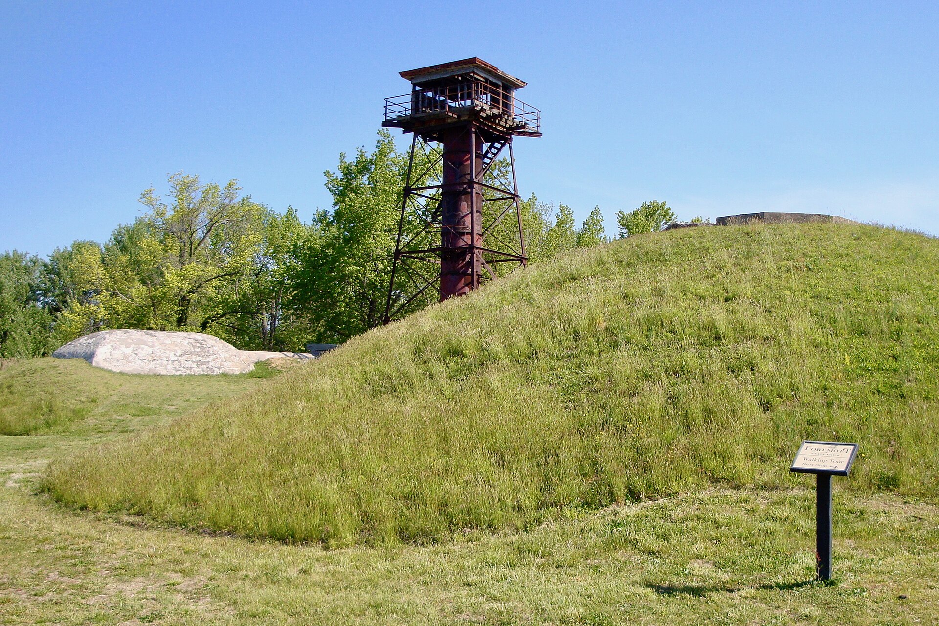 Fort Mott State Park on the Delaware River, Salem County