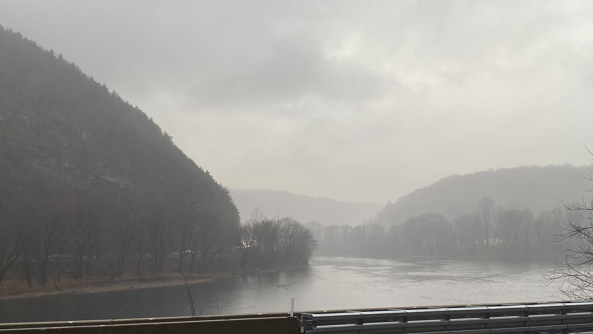 The Delaware Water Gap from Hardwick Township, Warren County