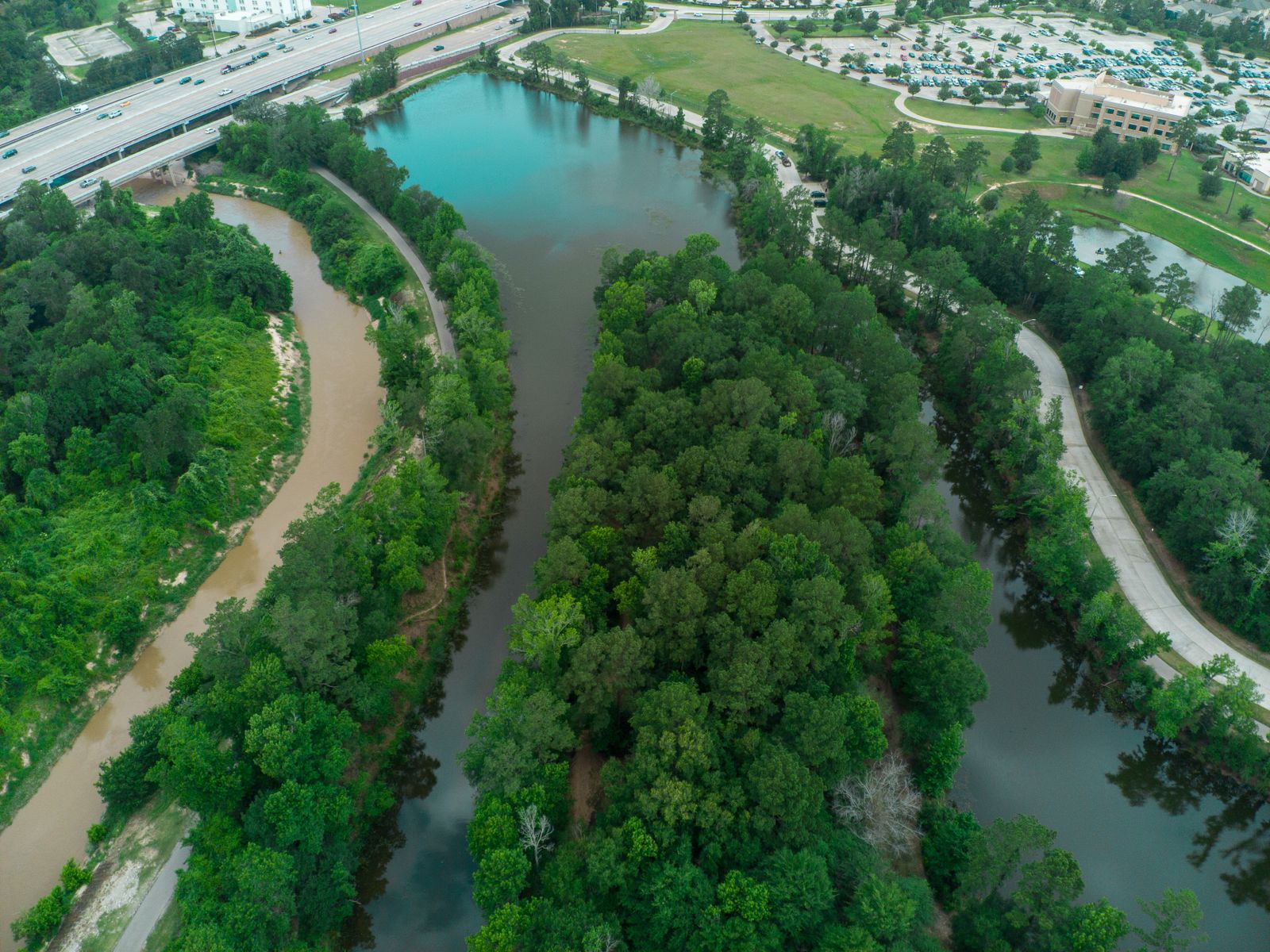 A park in The Woodlands