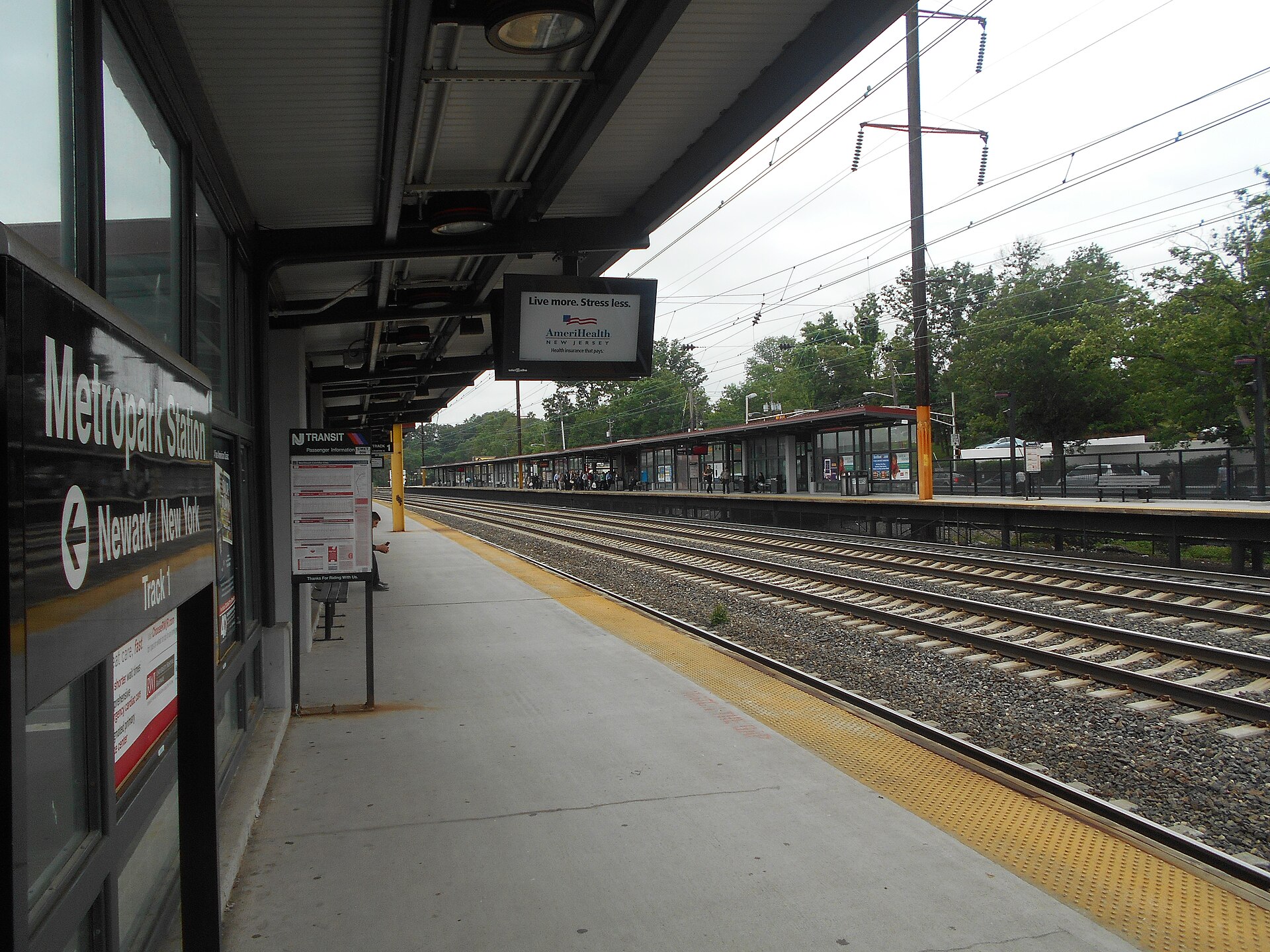 Metropark Station in Iselin, the Woodbridge office hub