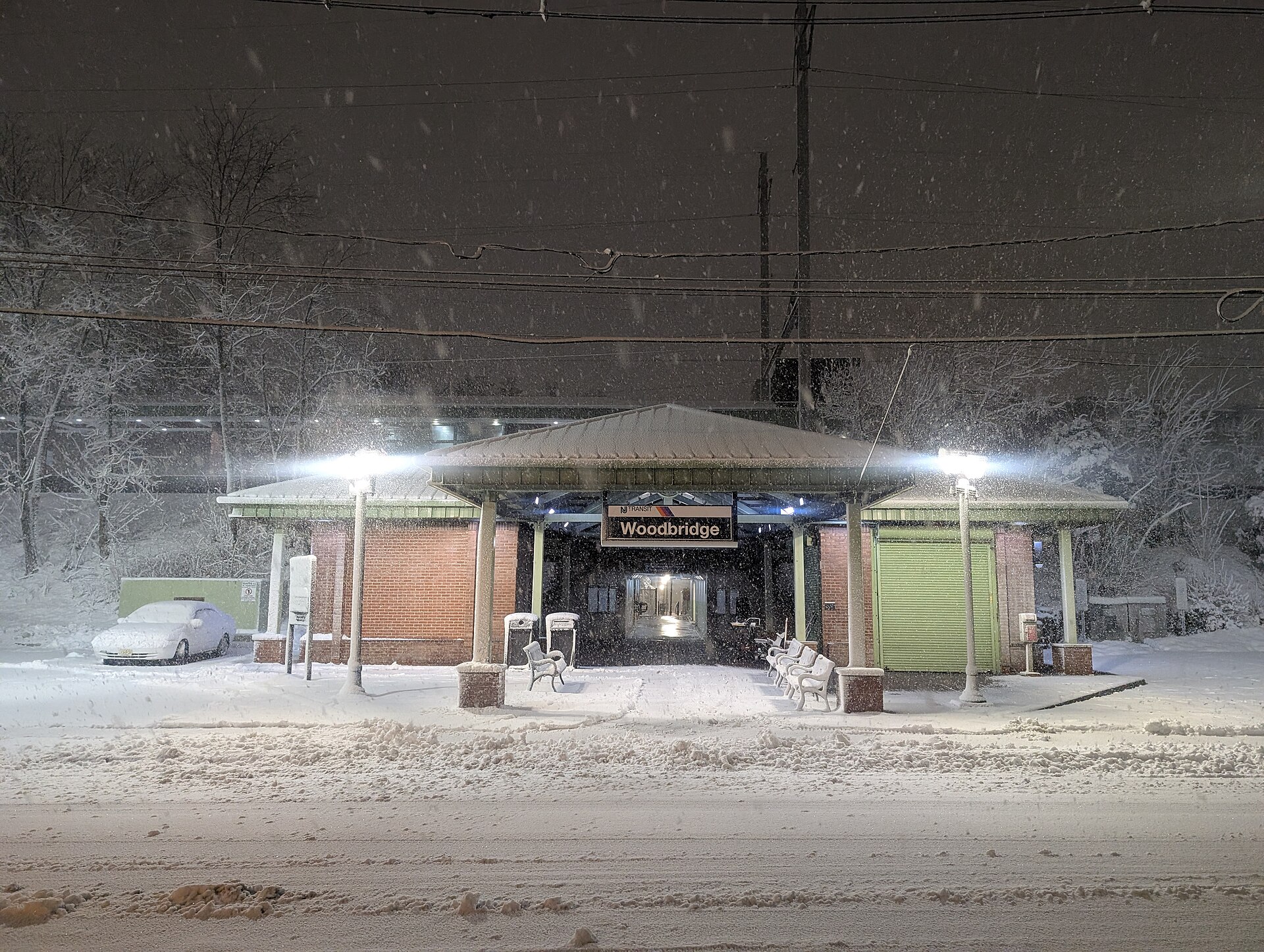 The Woodbridge train station, Middlesex County, New Jersey