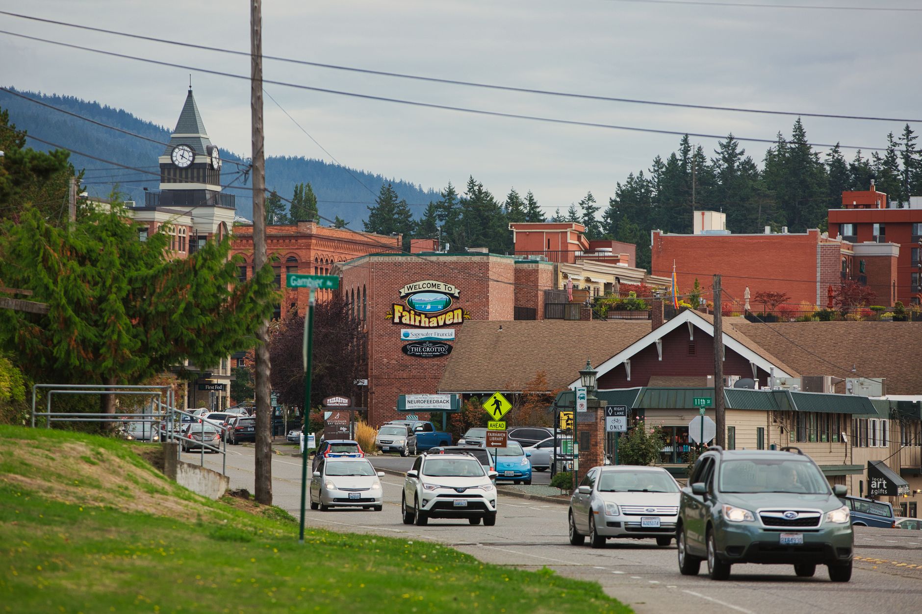 Commercial district, representative of Albany's Capital Region market