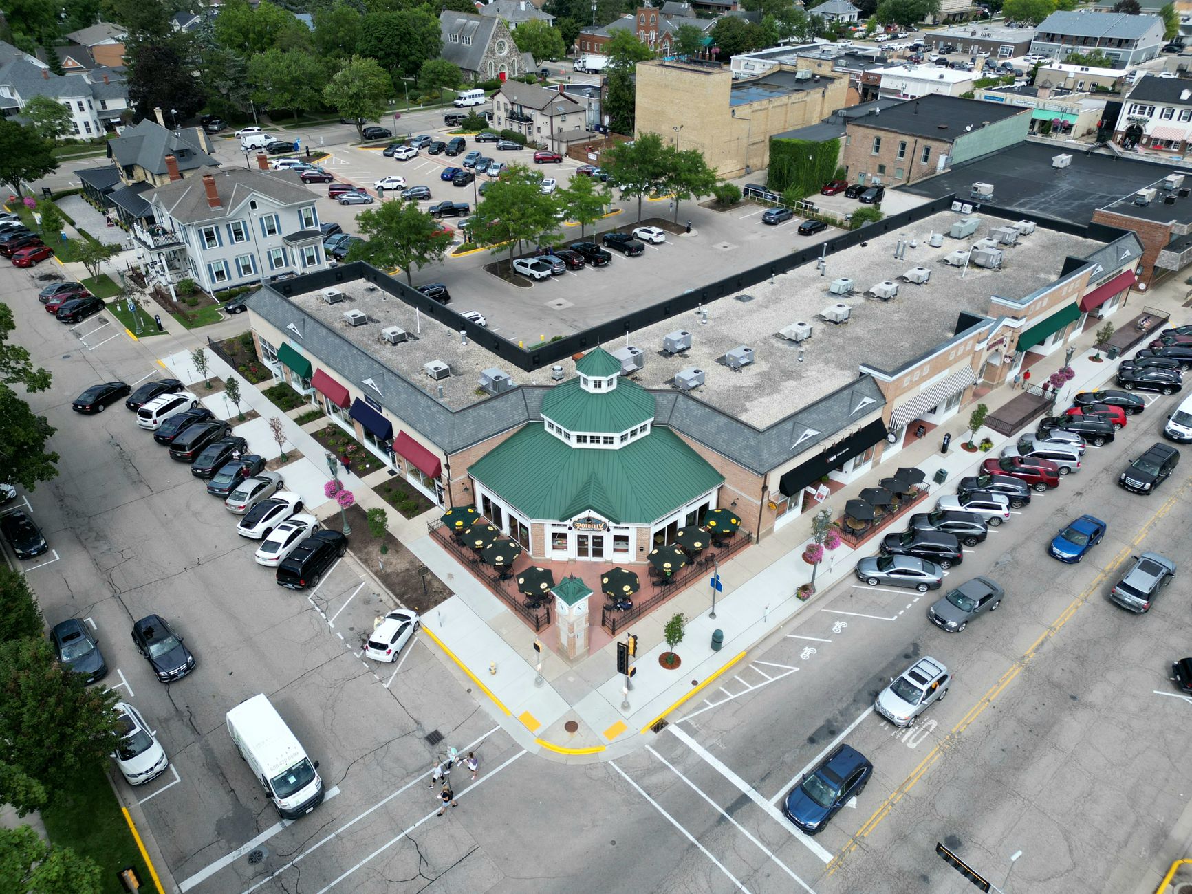 Capital city downtown, representative of Albany's government and commercial core