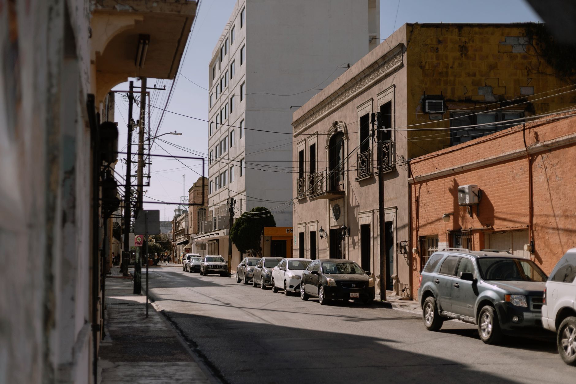 Downtown commercial street, representative of Athens's Clayton Street district