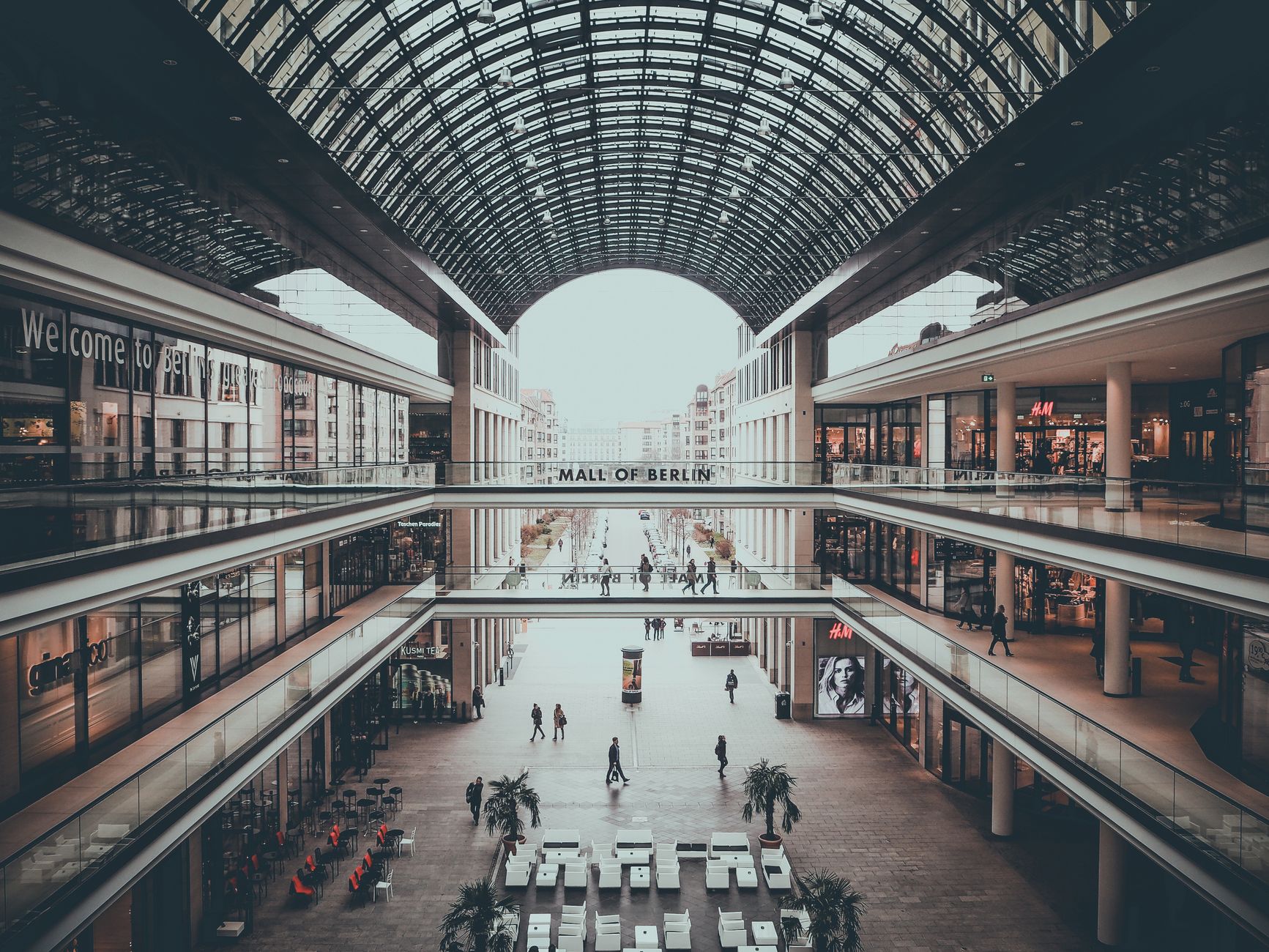Regional retail center, representative of Atlanta's shopping corridors