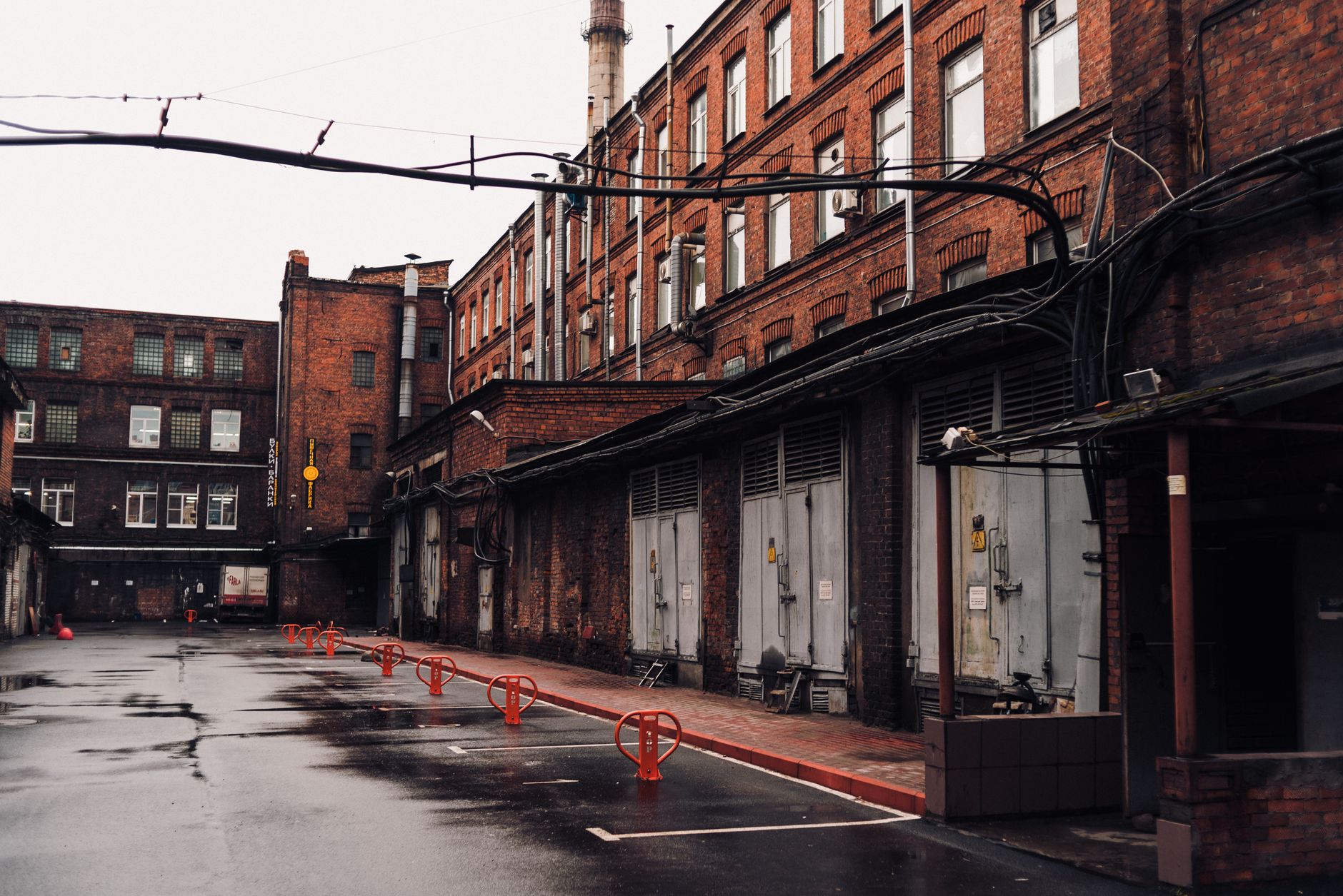 Industrial building, representative of Augusta's manufacturing and flex base