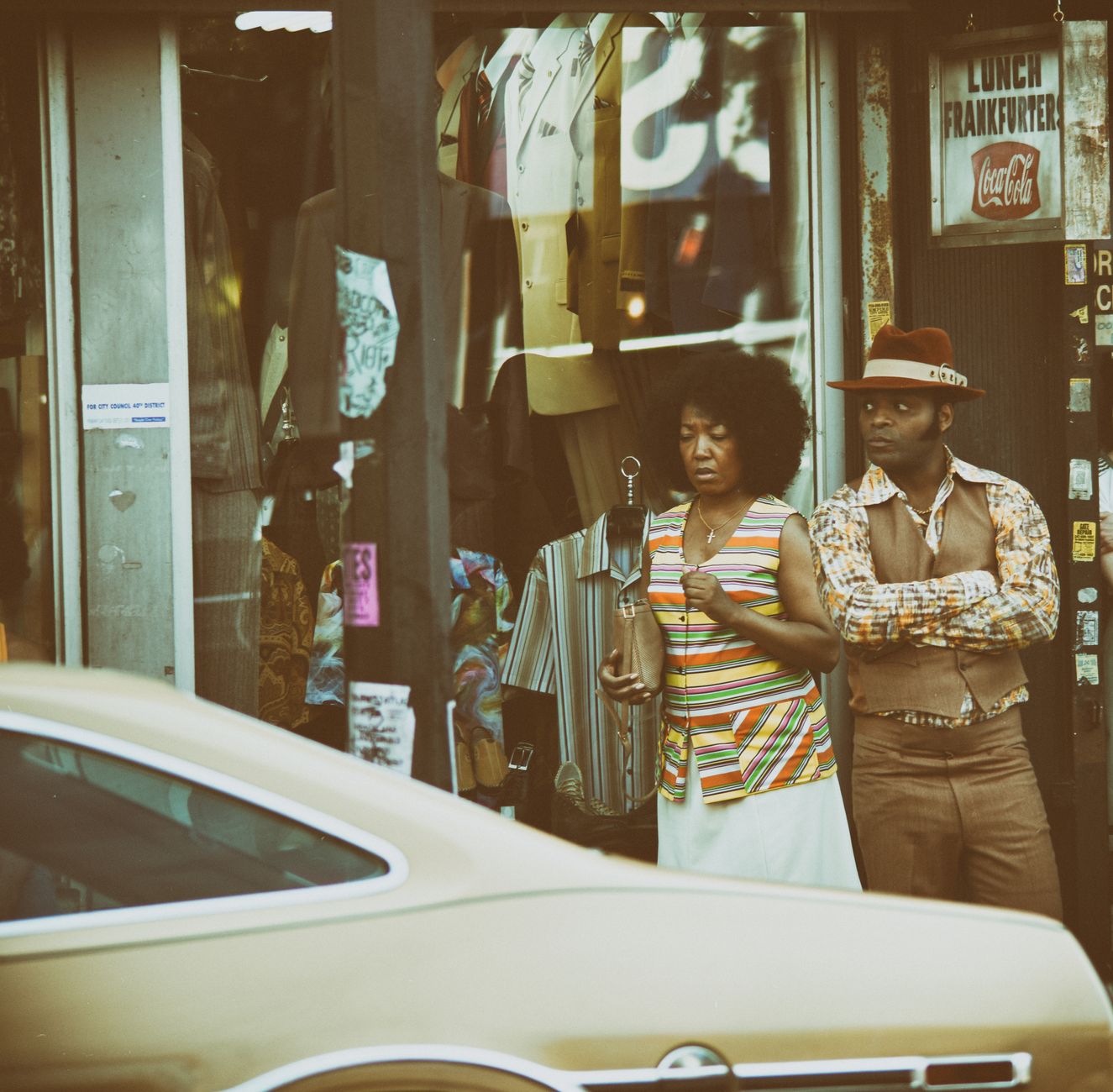 Retail storefronts, representative of Bedford-Stuyvesant's commercial corridors