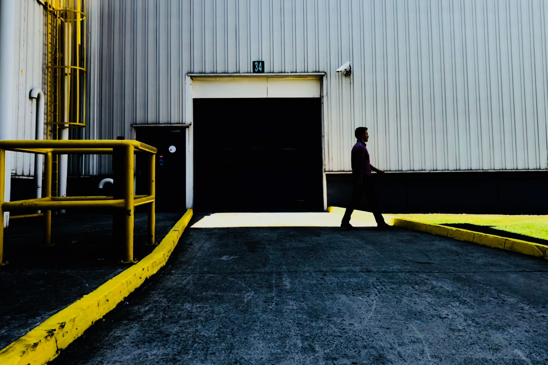 Commercial warehouse, representative of Deerfield Beach's industrial district