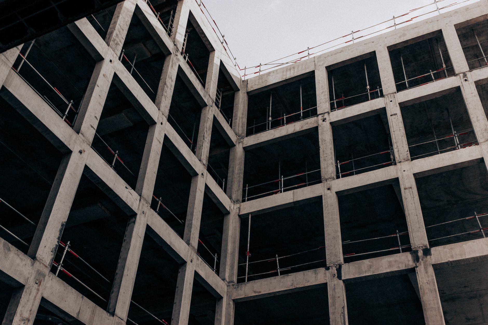 Commercial construction site, representative of build-outs across East Brunswick