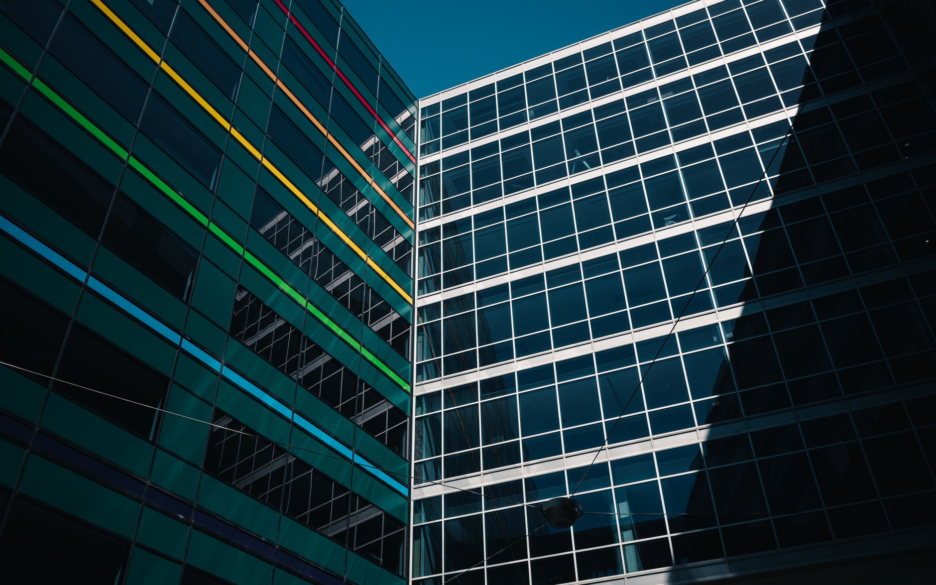 Commercial office building, representative of corporate space near Turnpike Exit 9