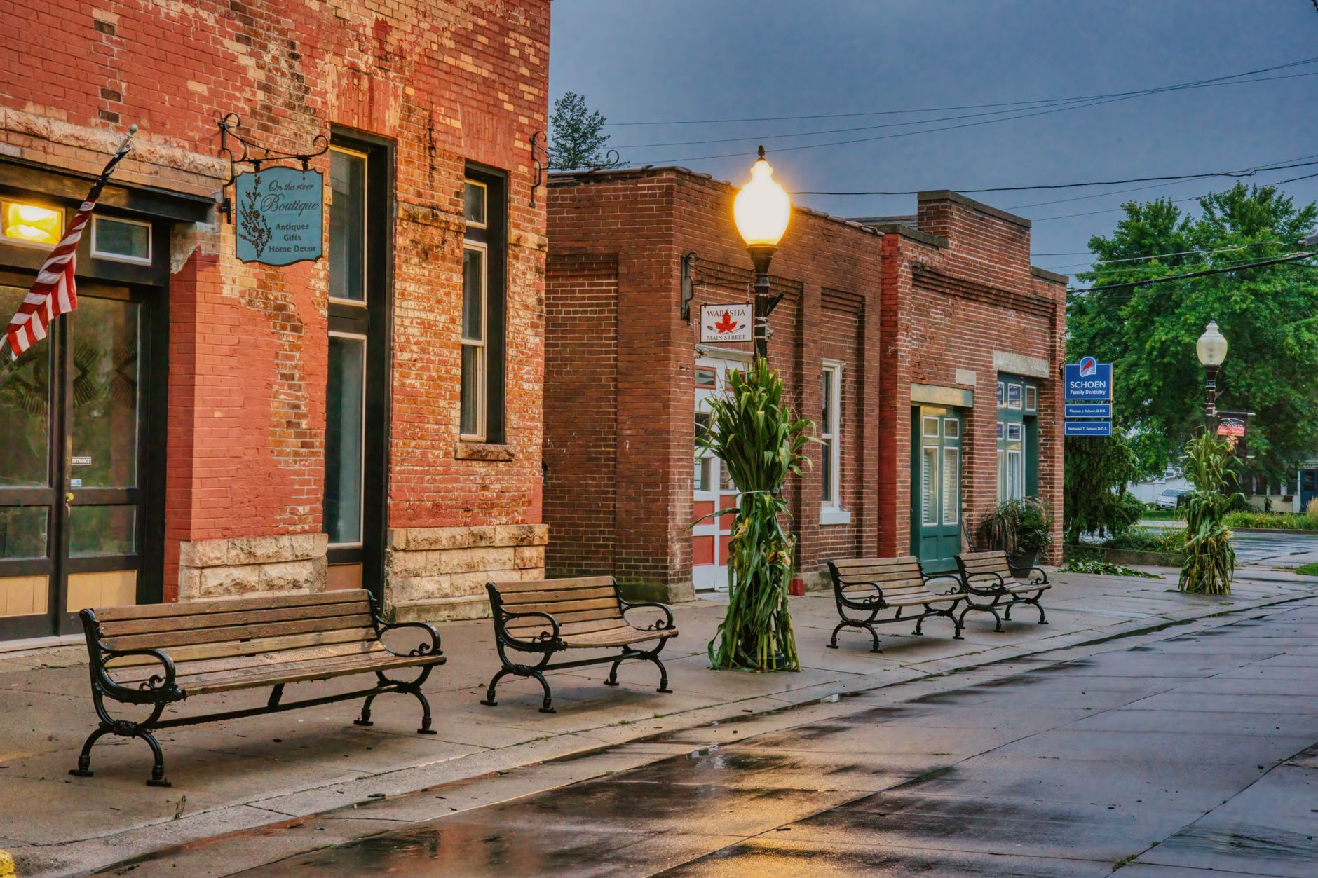 Downtown commercial buildings, representative of Hartford's capital core
