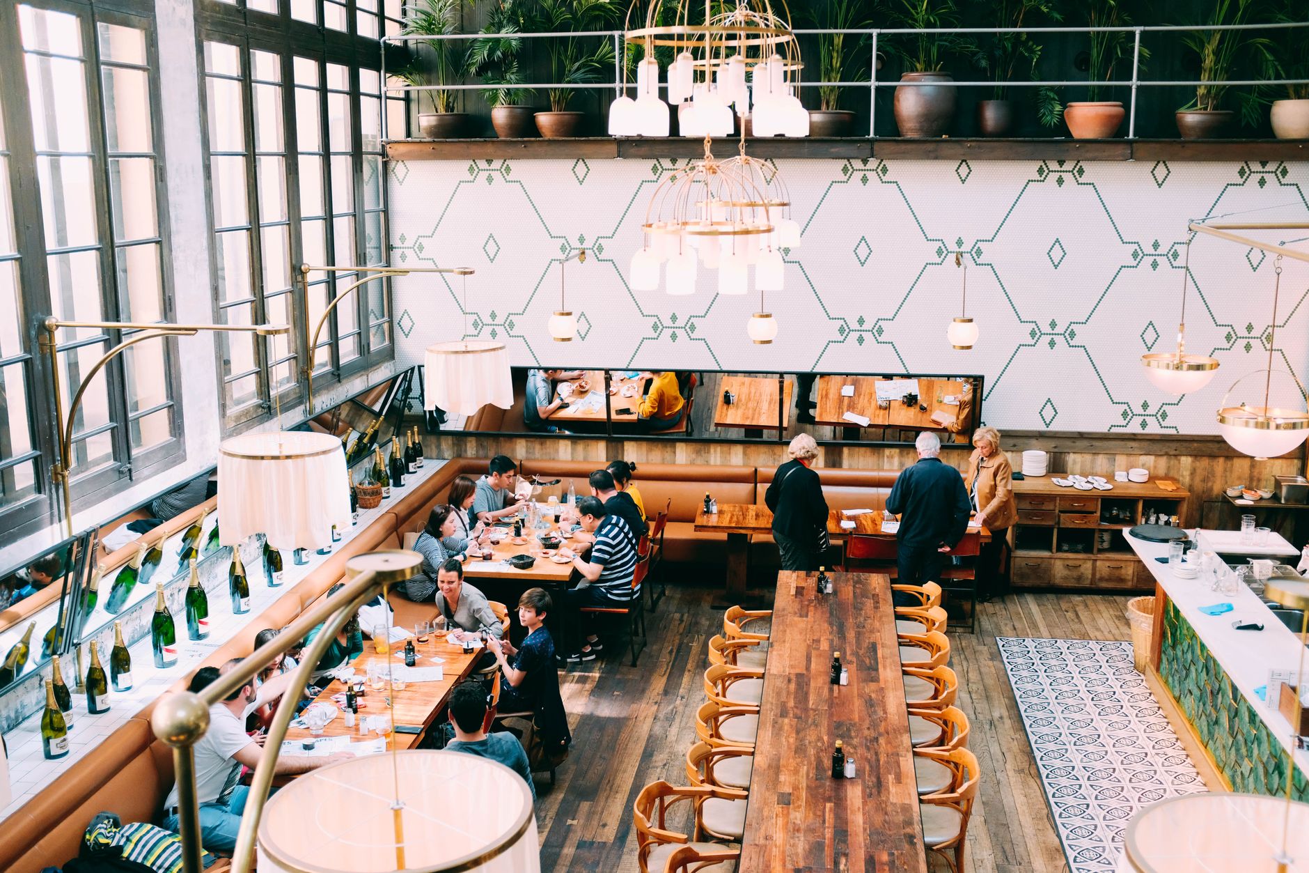 Modern restaurant interior, representative of Montclair's hospitality build-outs