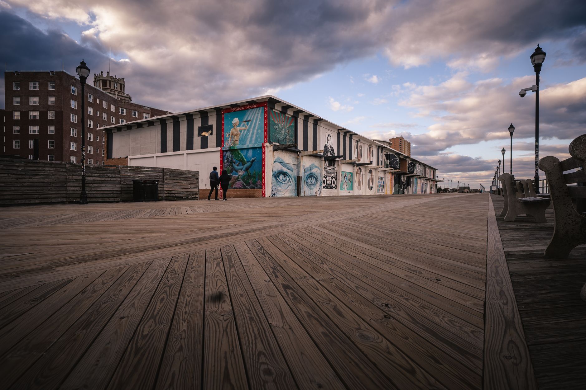 Oceanfront boardwalk, representative of the Myrtle Beach Grand Strand