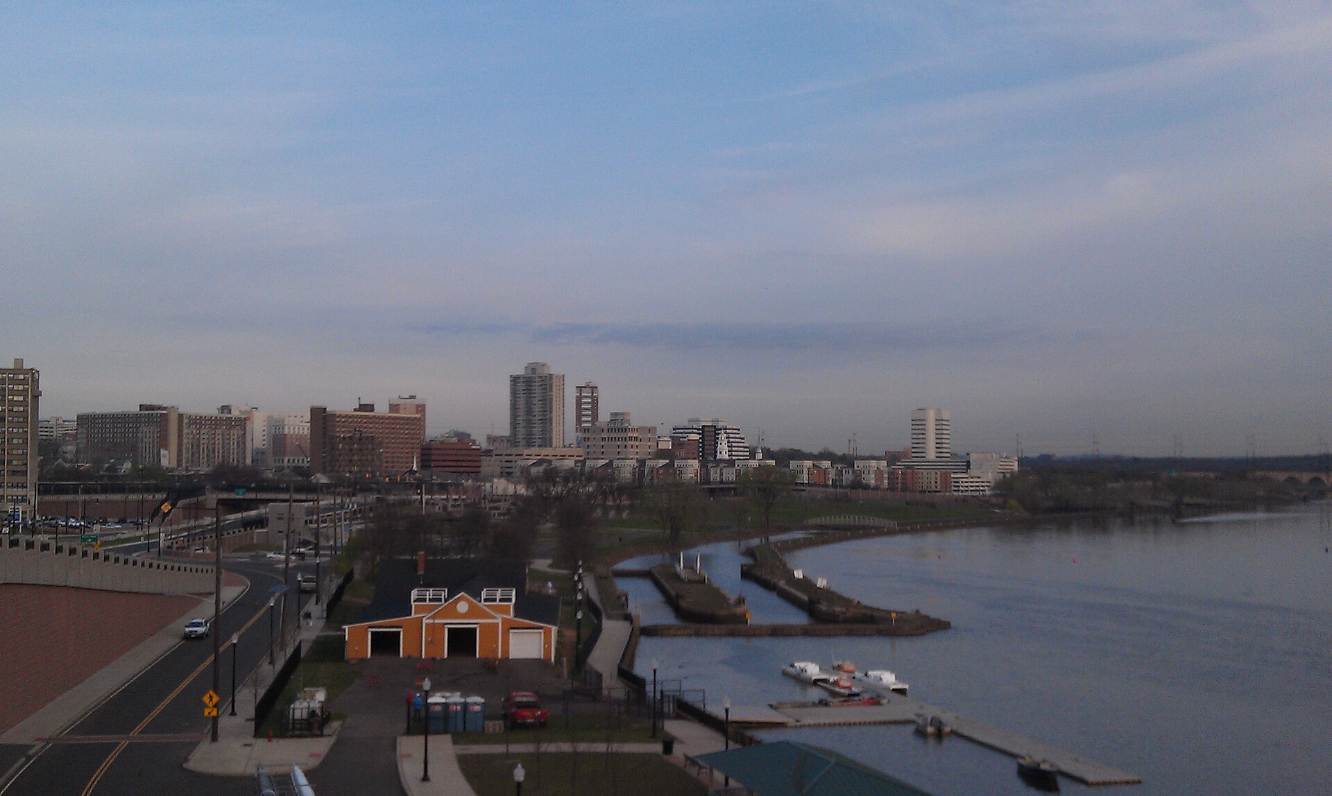 New Brunswick Skyline with Raritan River