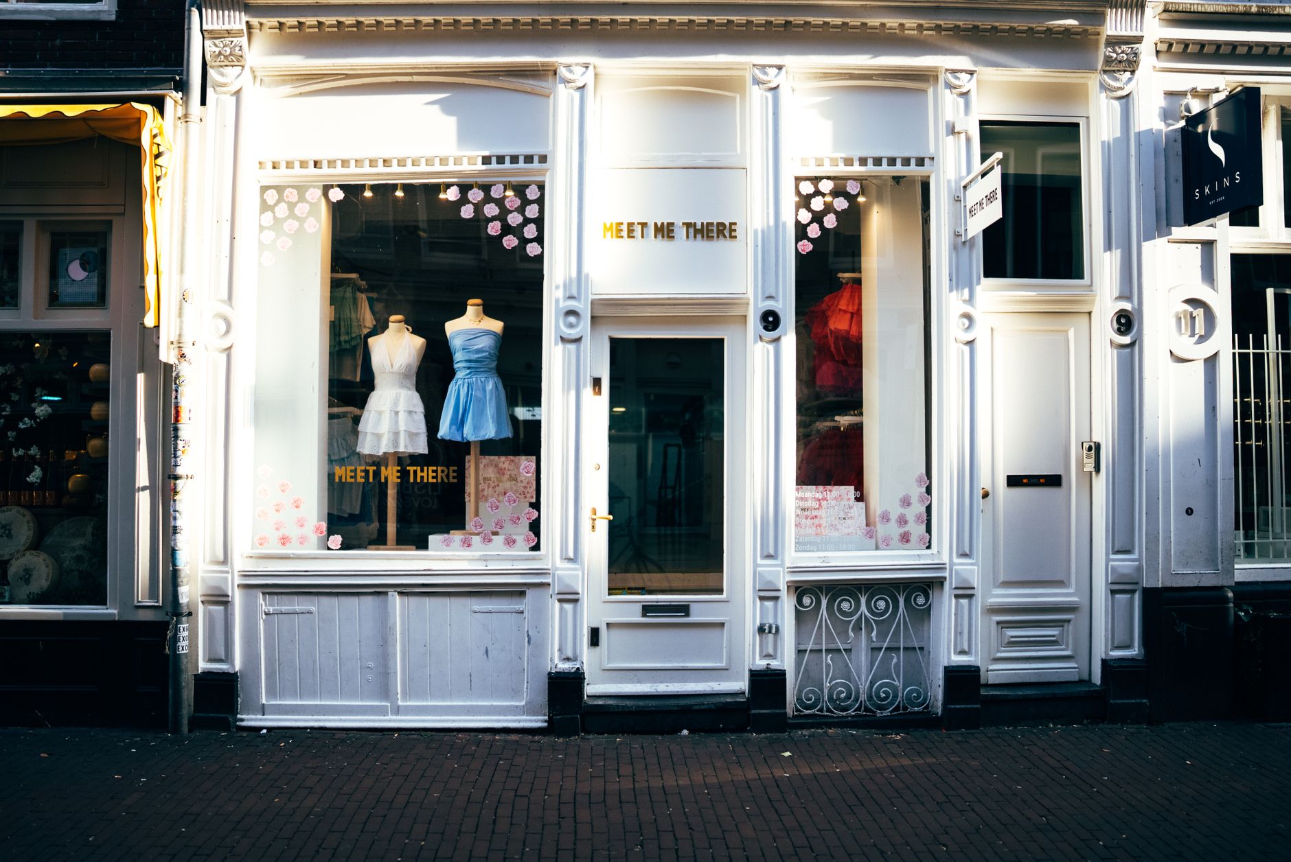 Retail storefronts, representative of commercial districts in Old Bridge