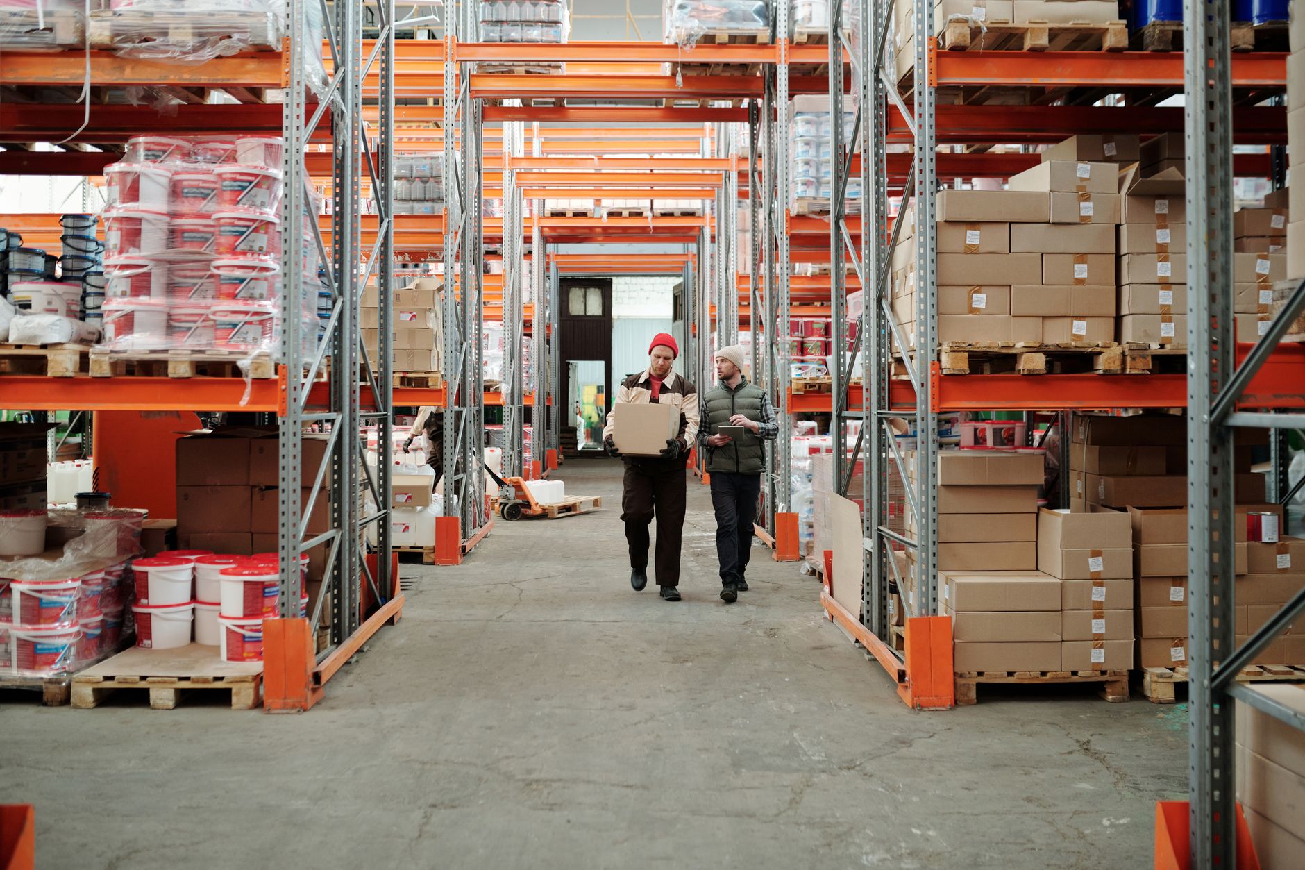 Distribution warehouse, representative of Philadelphia's industrial and logistics base