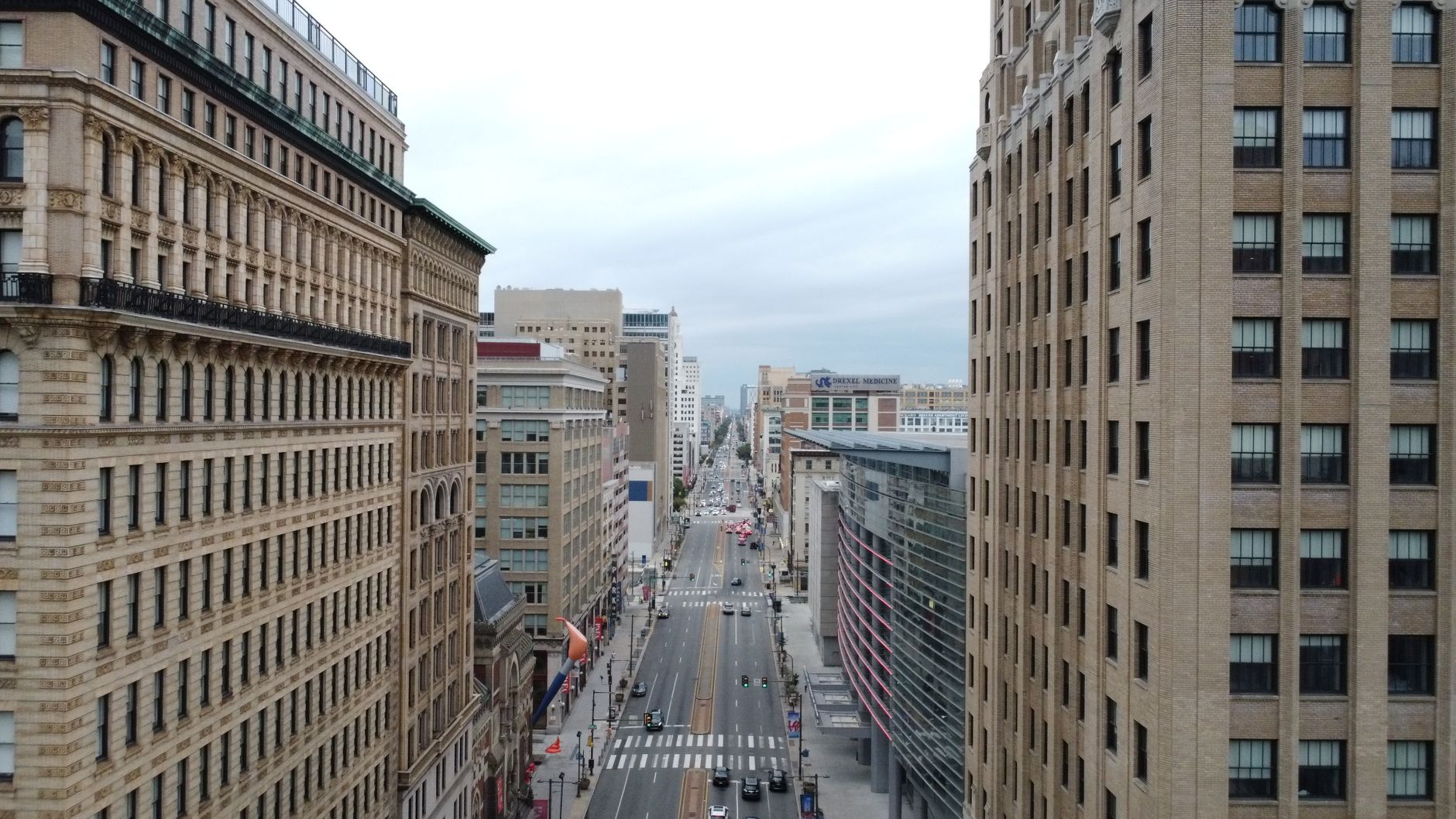 Downtown commercial buildings, representative of Richmond's retail corridors