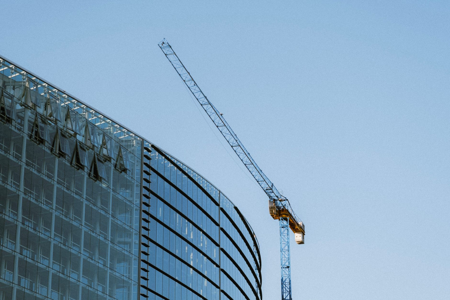 Commercial construction site, representative of build-outs across Rutherford